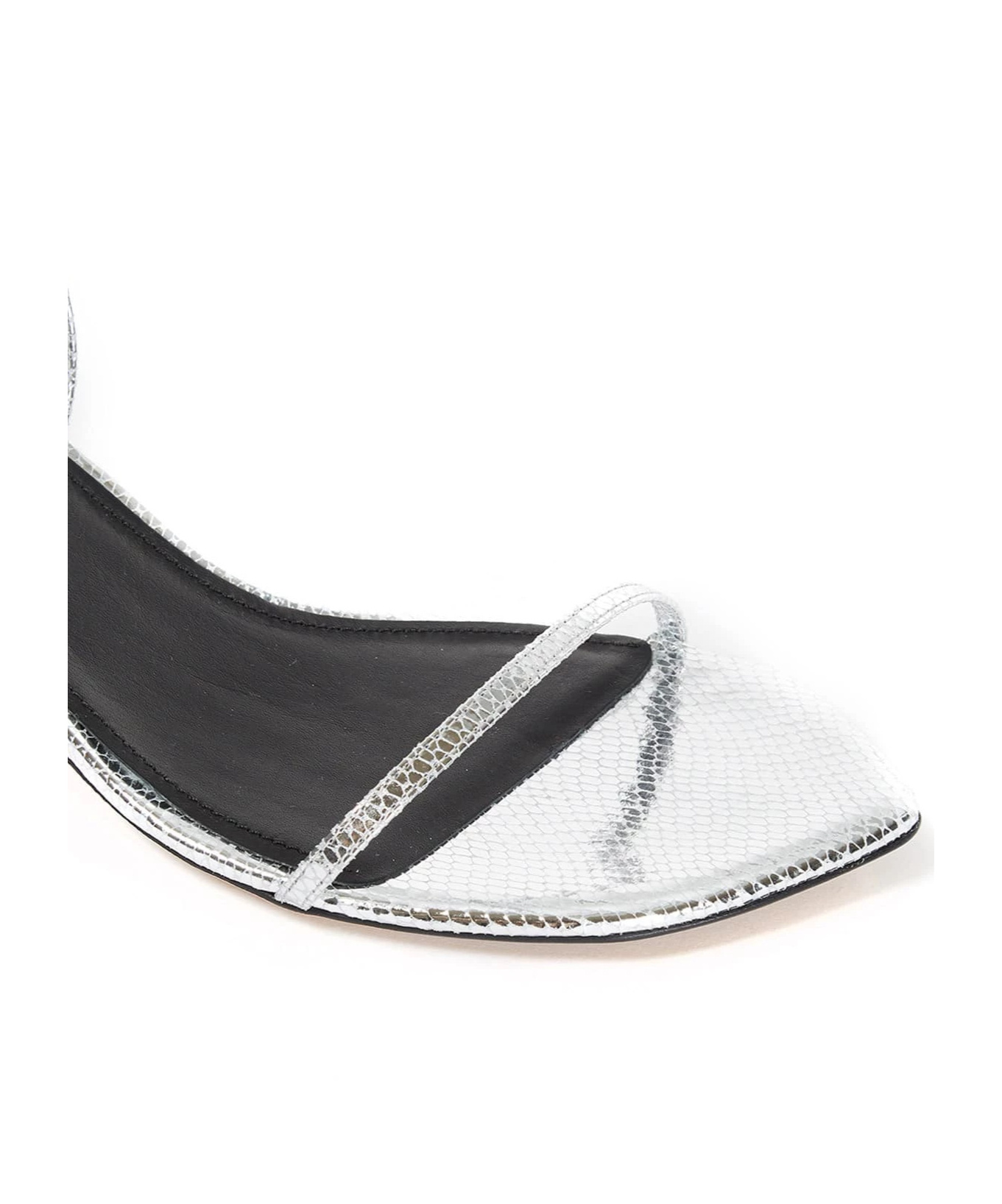 Shop Isabel Marant Open-toed High-heeled Sandals In White