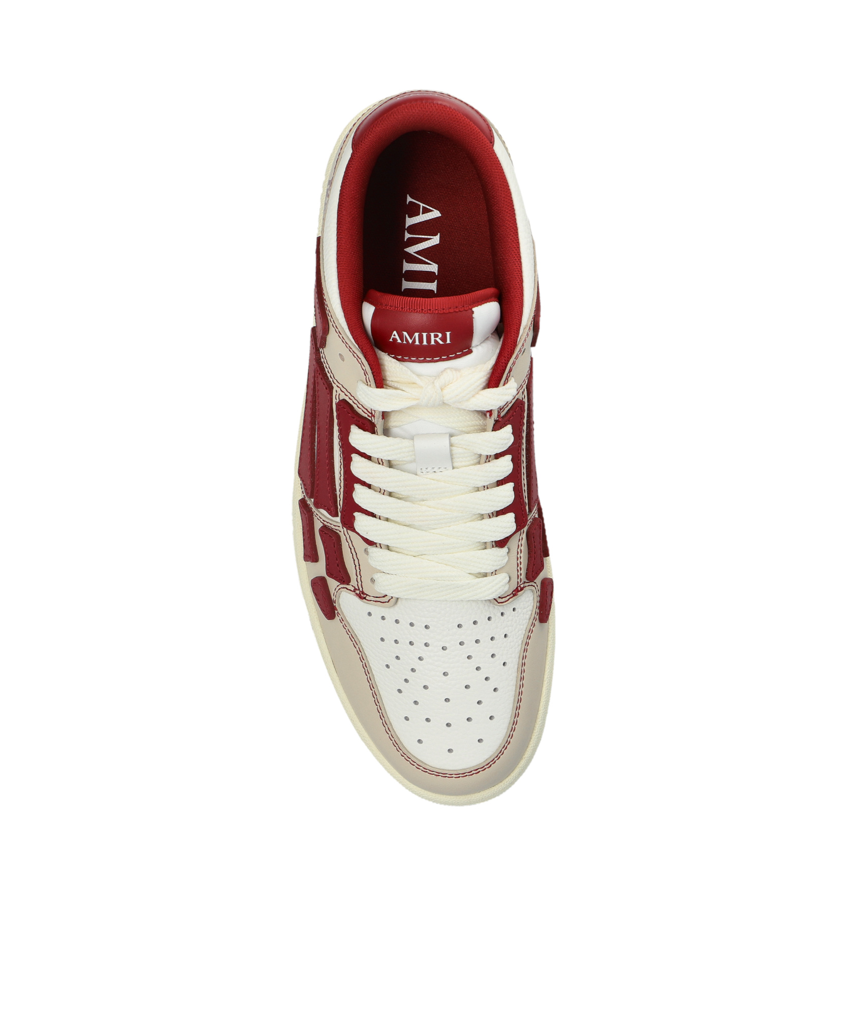 Shop Amiri Skel Sneakers In Nude
