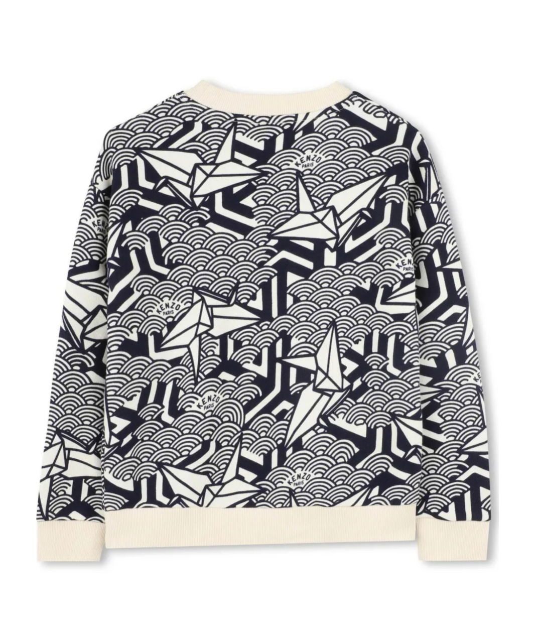 Kenzo Graphic-print Sweatshirt In Black