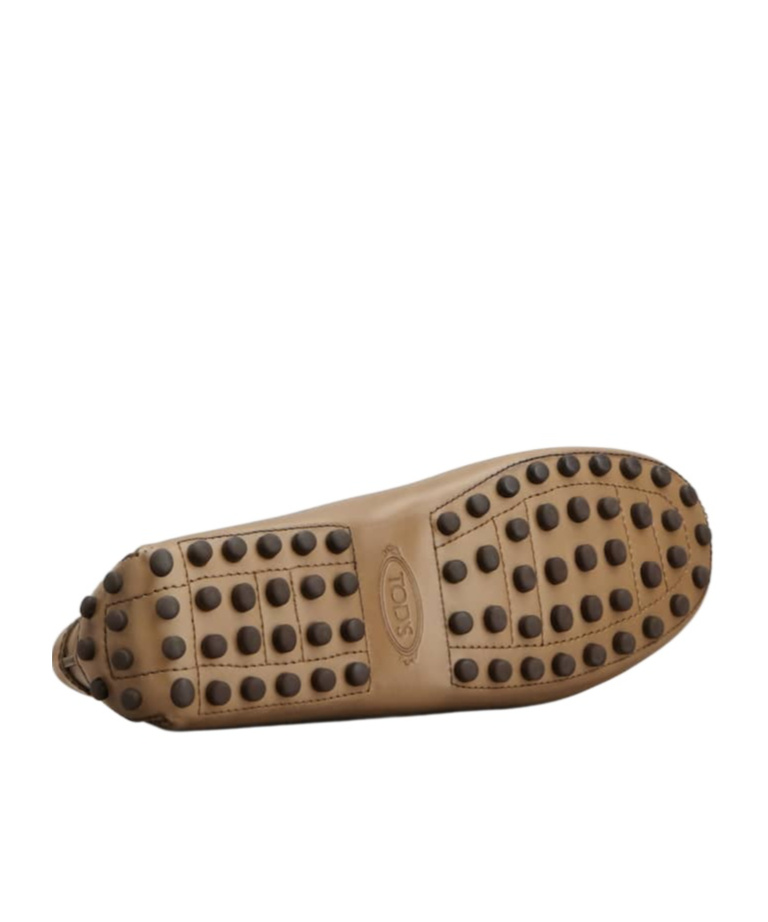 Tod's Round-head Minoccasin-bean Shoes In Brown