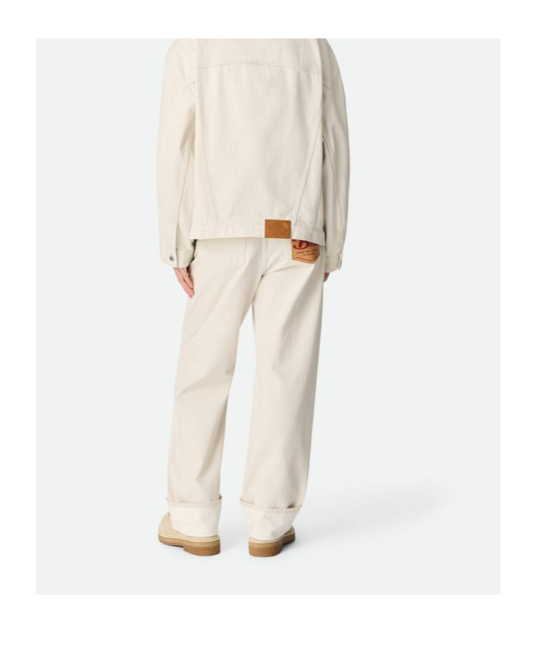 Bottega Veneta Bunte Jeans Mit Umschlag In Nude