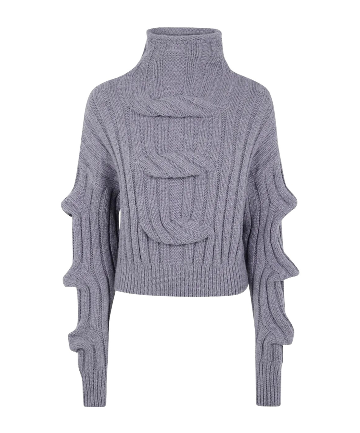 Mrz Wool Sweater In Gray