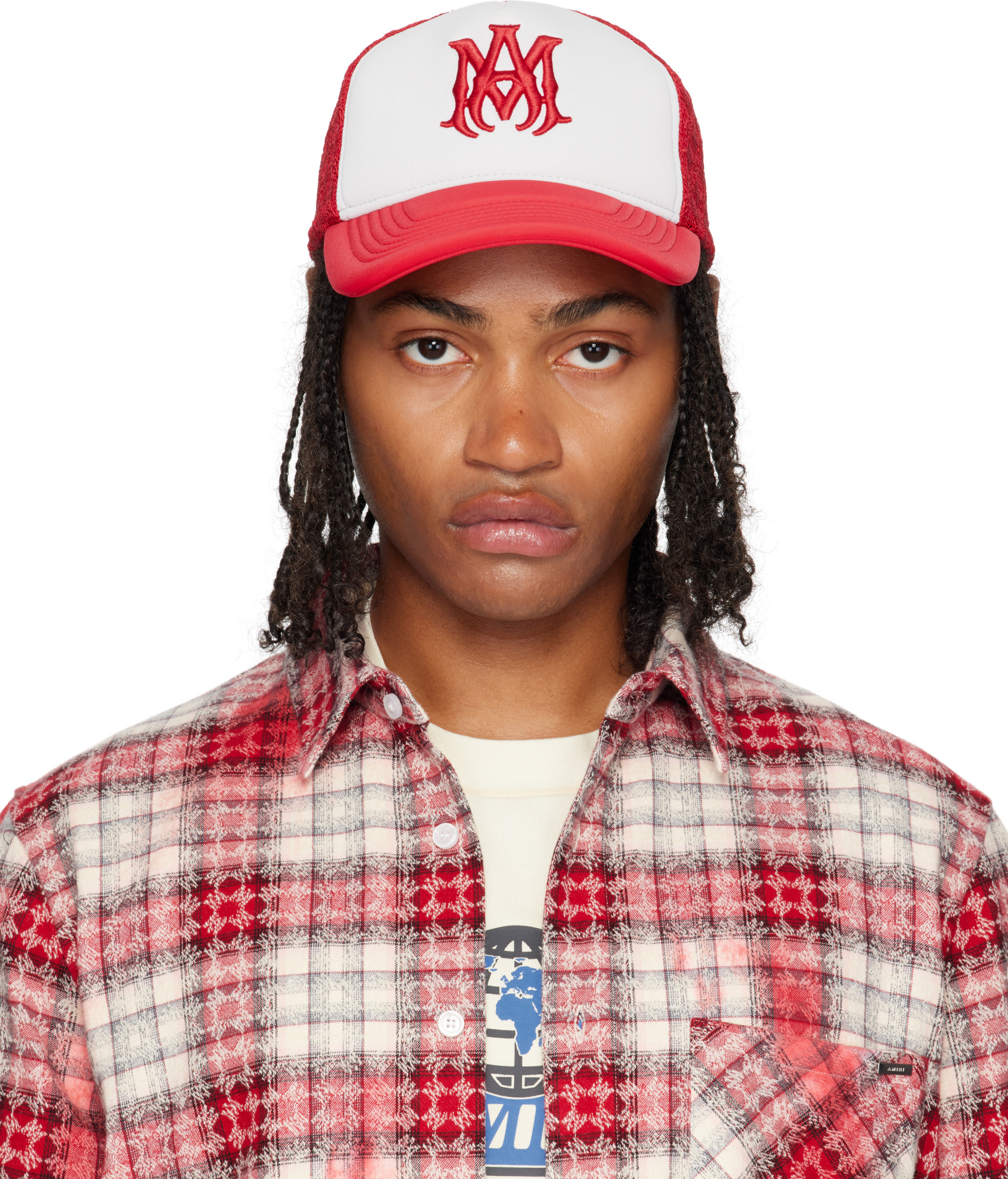 Amiri Ma Two Tone Hat In White