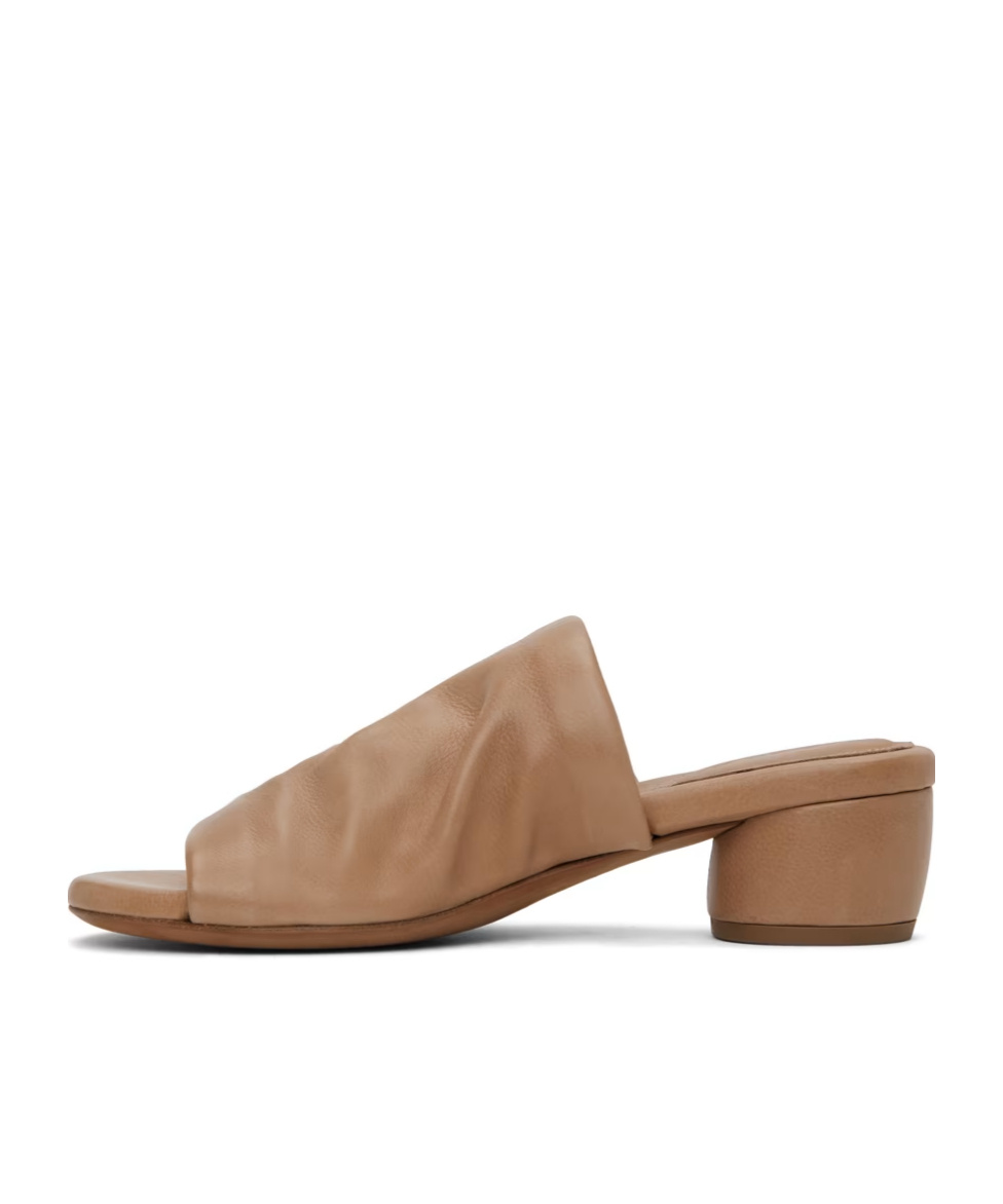 Marsèll Otto Round-headed High-heeled Sandals In Brown