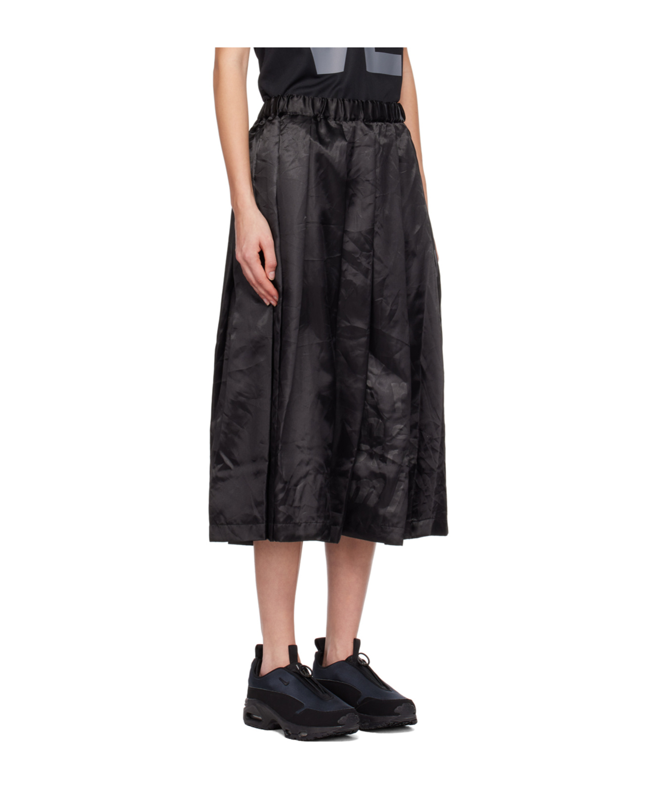 COMME DES GARÇONS PLEATED MEDIUM-LENGTH SKIRT
