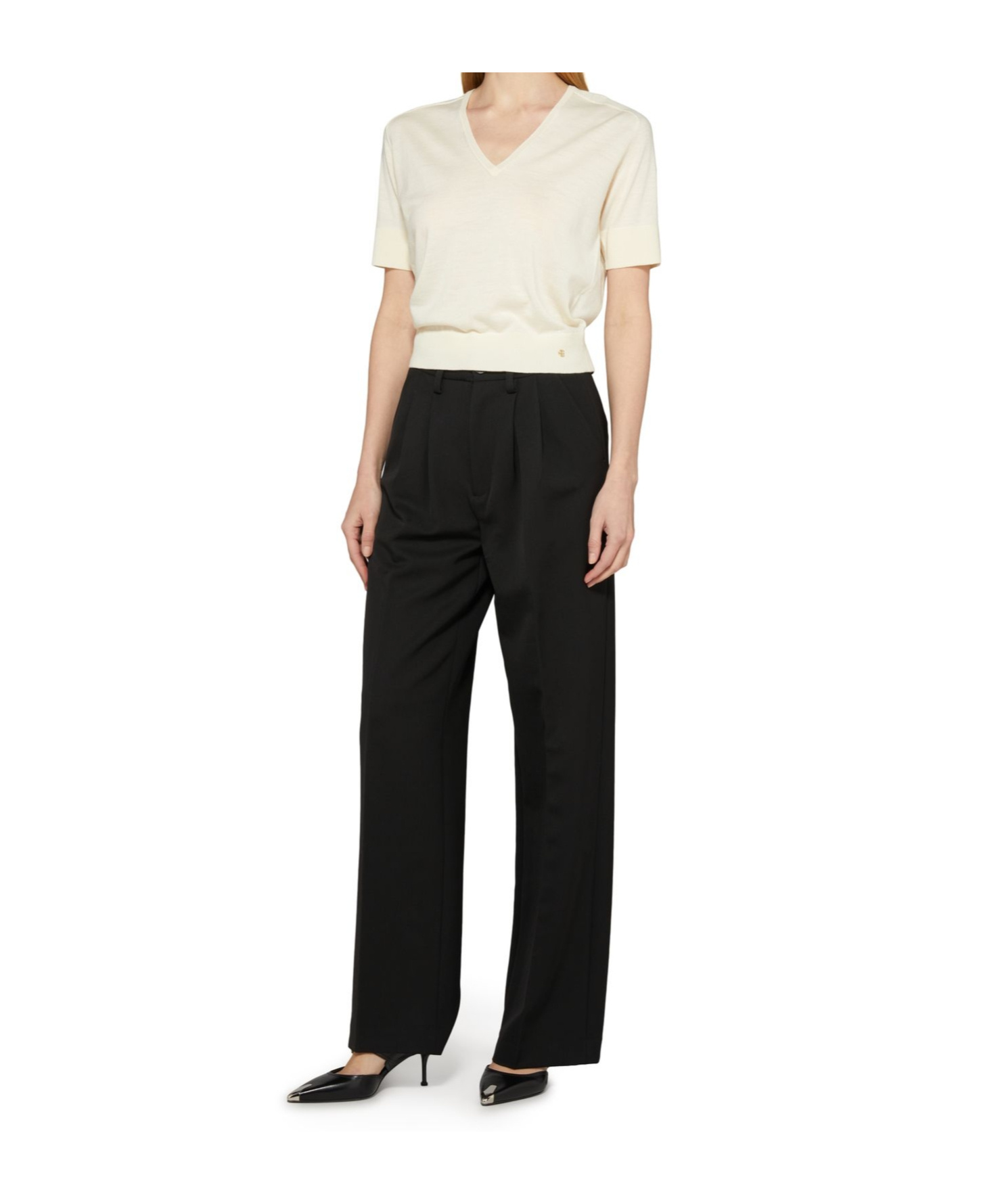 ANINE BING BELT LOOPS SLACKS