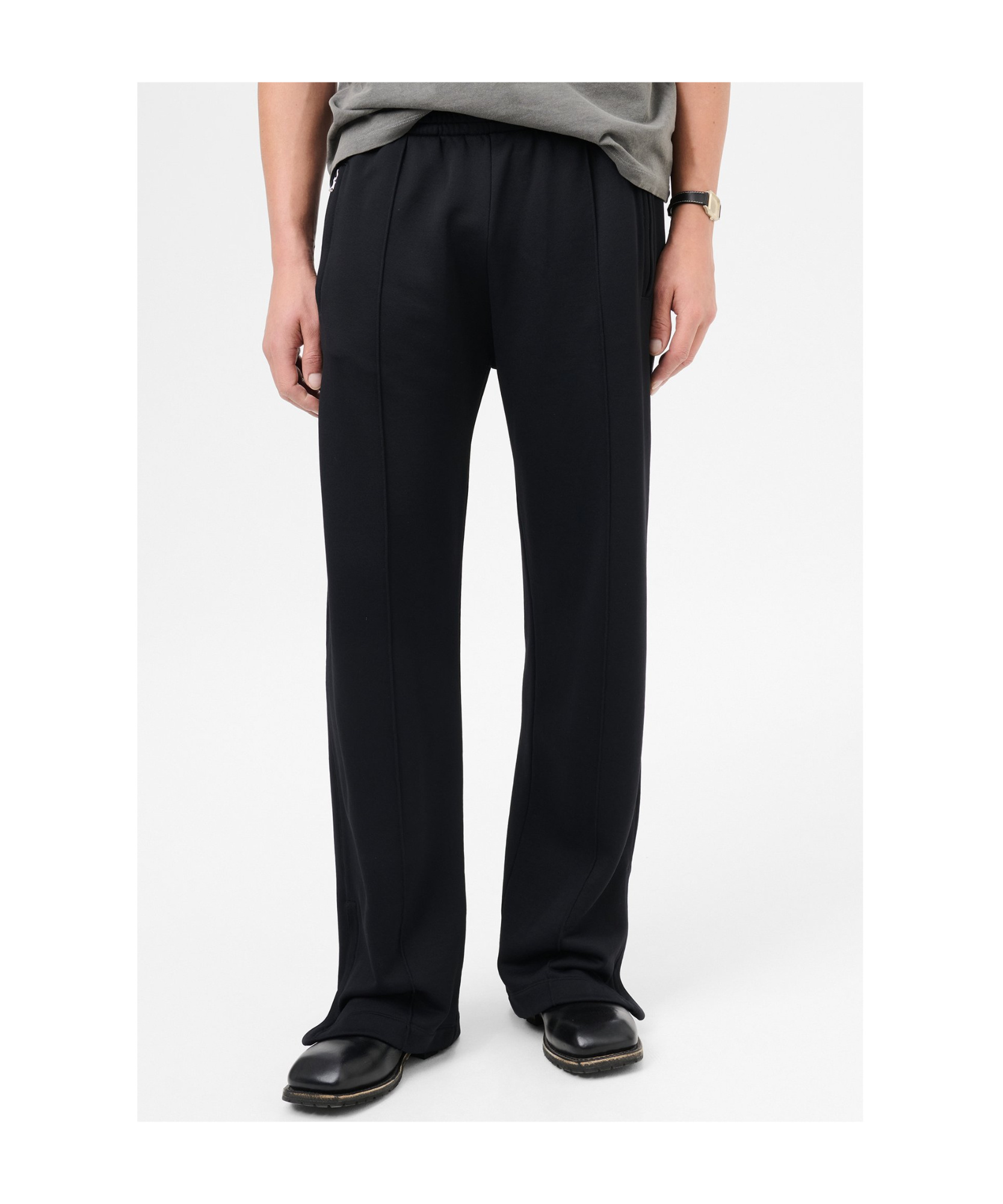 Our Legacy Elastic Waist Casual Pants In Black