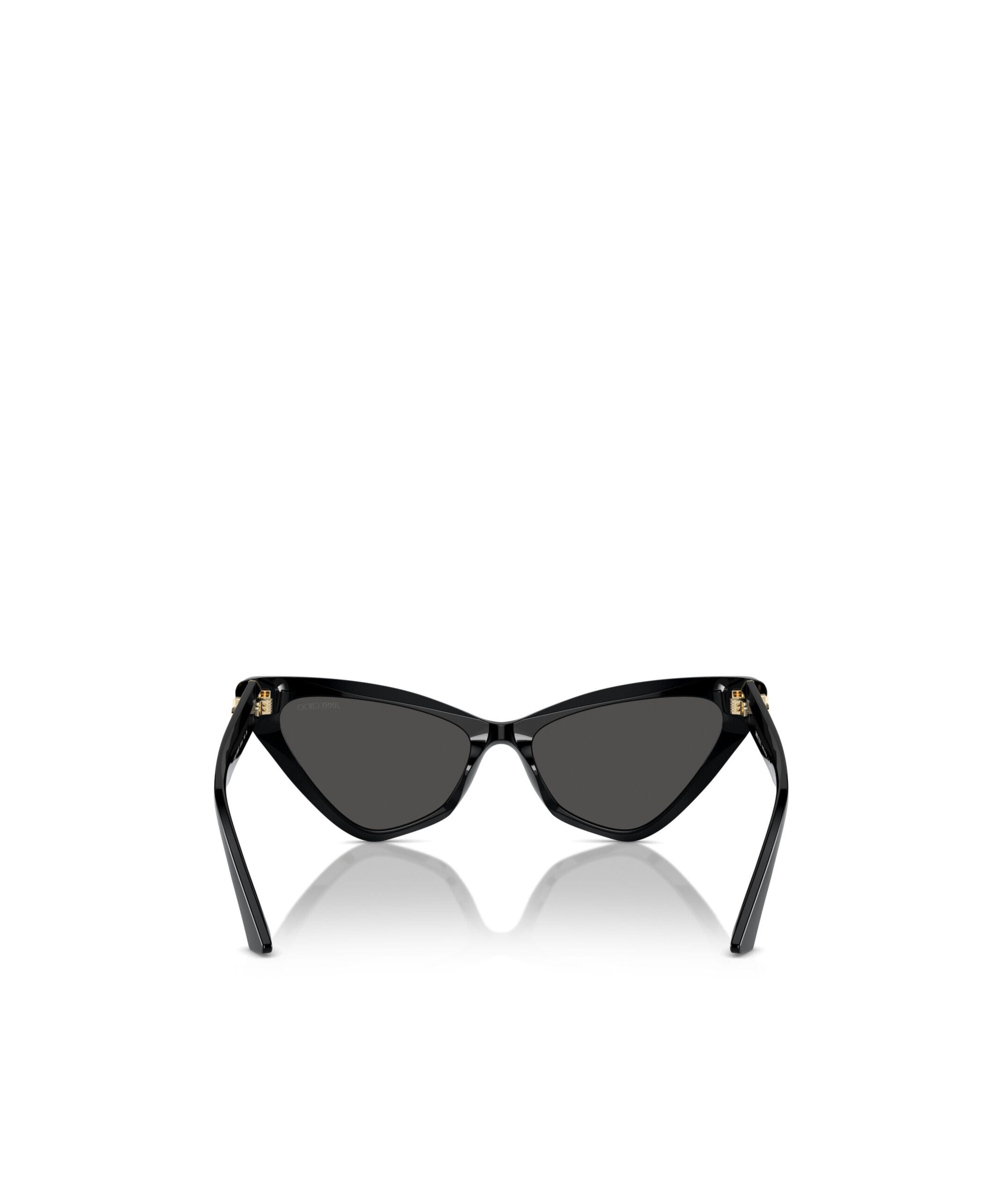 Jimmy Choo Jc Logo Acetate Cat-eye Sunglasses In Black