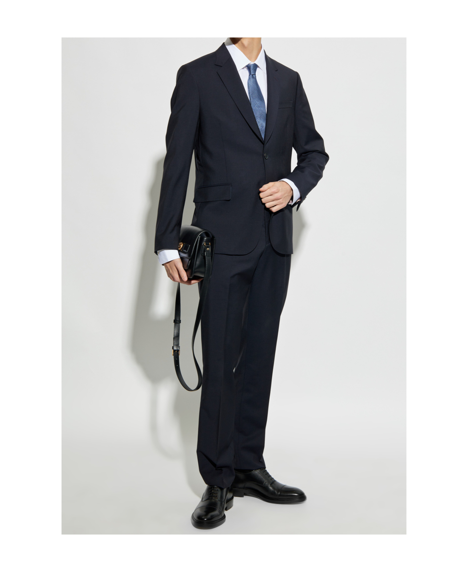 Shop Paul Smith Single-breasted Long-sleeved Suit In Black
