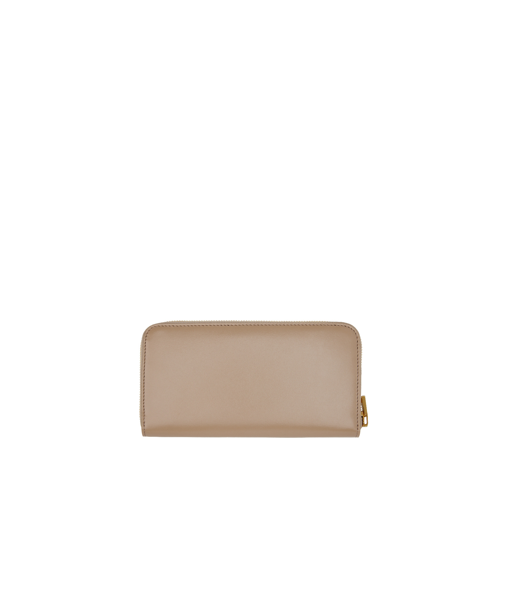 Tom Ford Beige Leather Zip Around Wallet