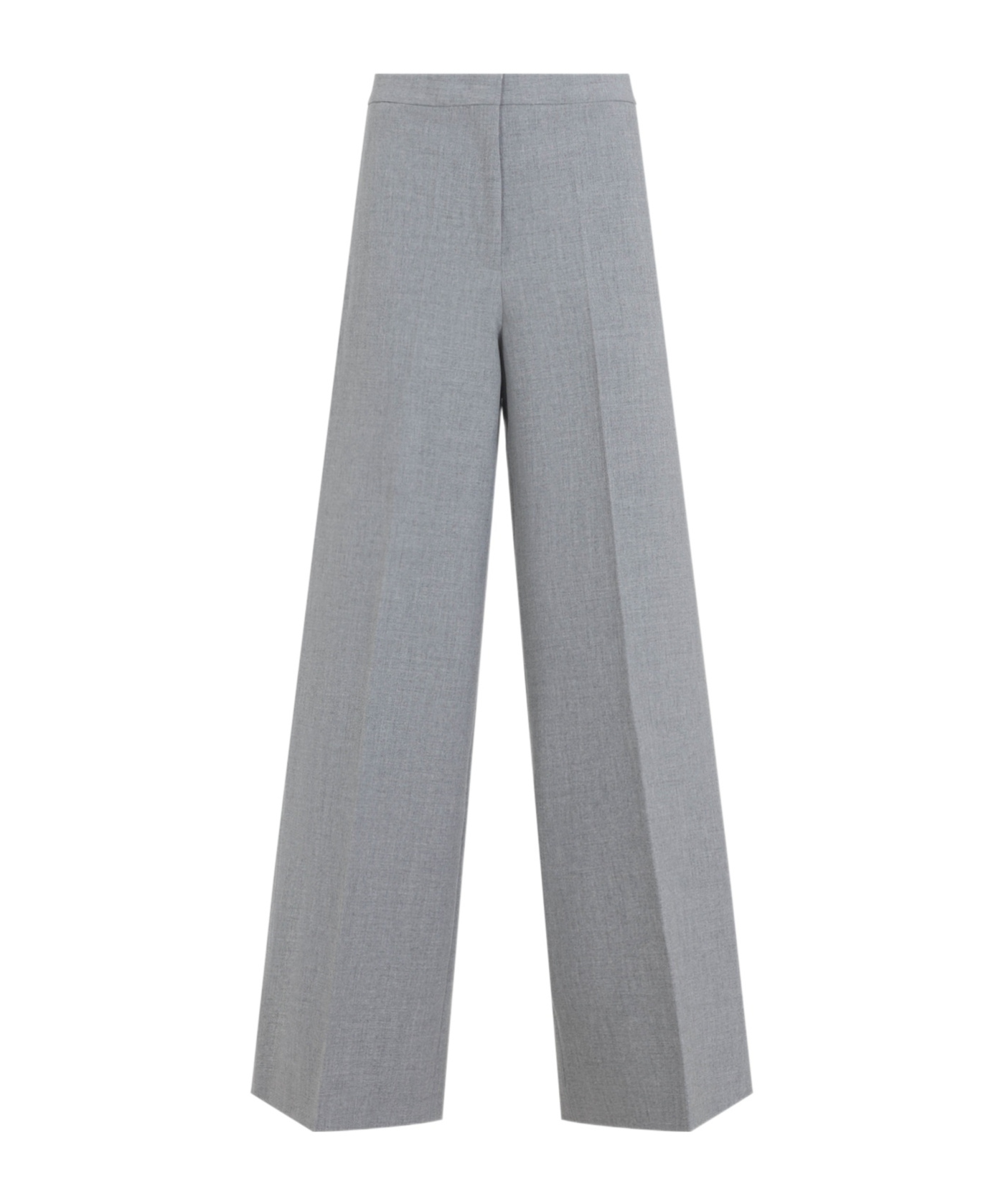Fabiana Filippi Wide-leg Trousers With Clean Waistband And Subtle Pleats