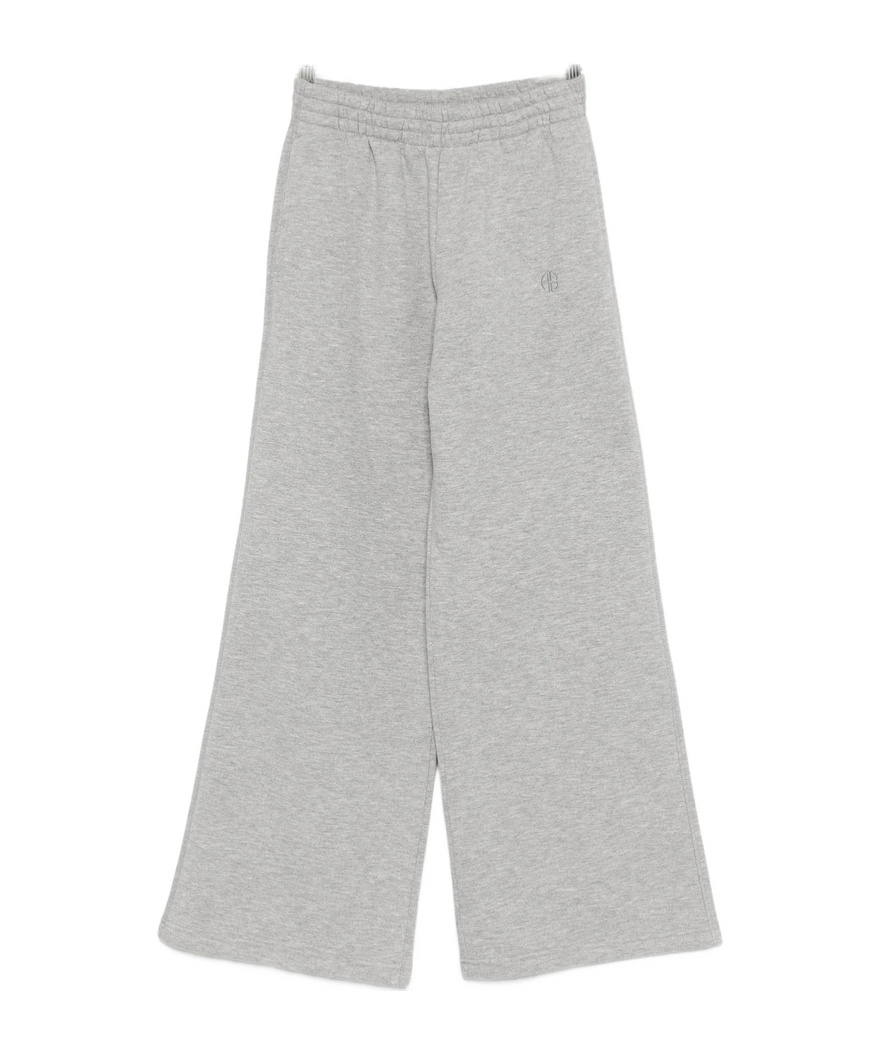 Anine Bing Wide-leg Sweatpants In Gray