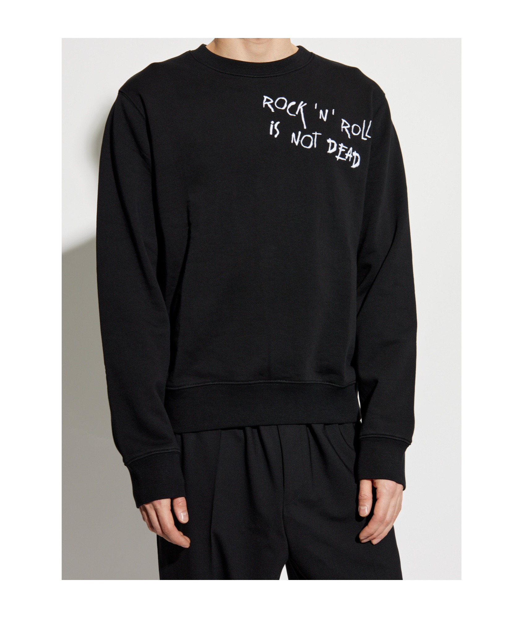 Zadig & Voltaire Aime Rock 'n' Roll Embroidered Sweatshirt In Black