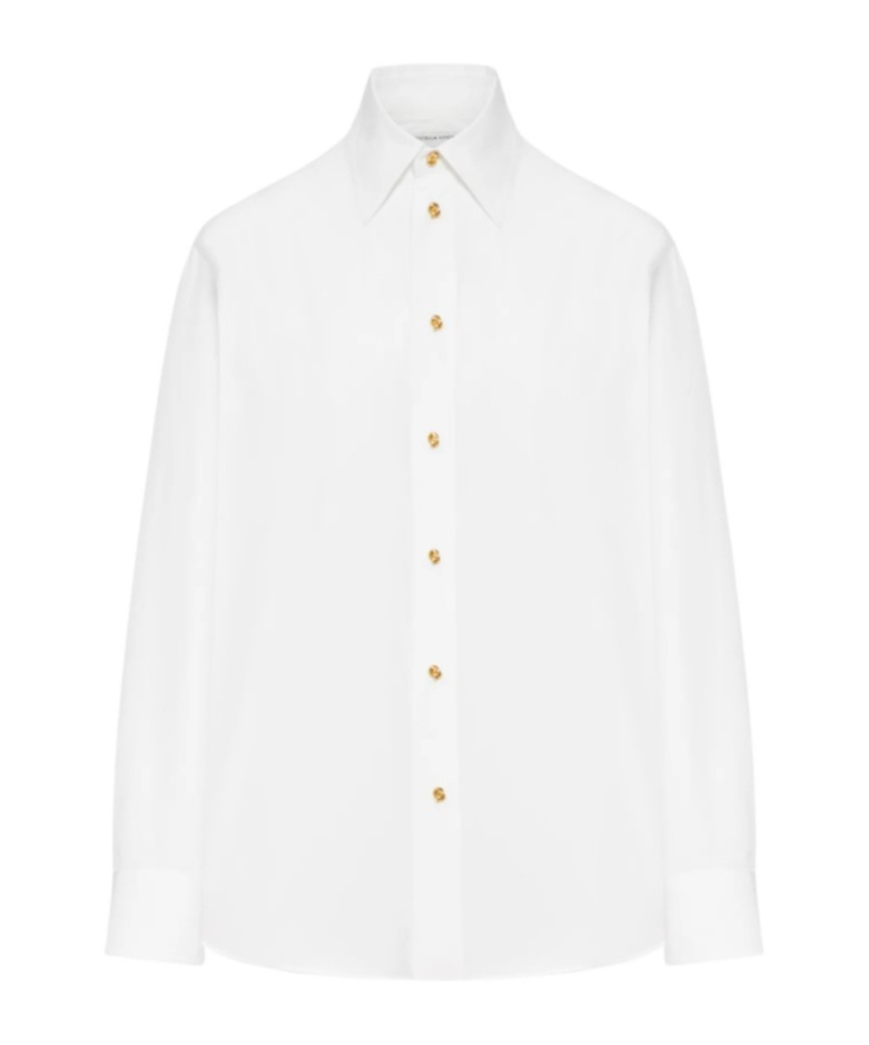 Bottega Veneta Long Sleeve Shirt In White