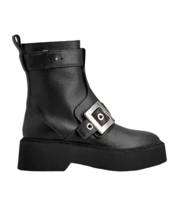 Roger Vivier Viv' Rangers Short Boots In Black