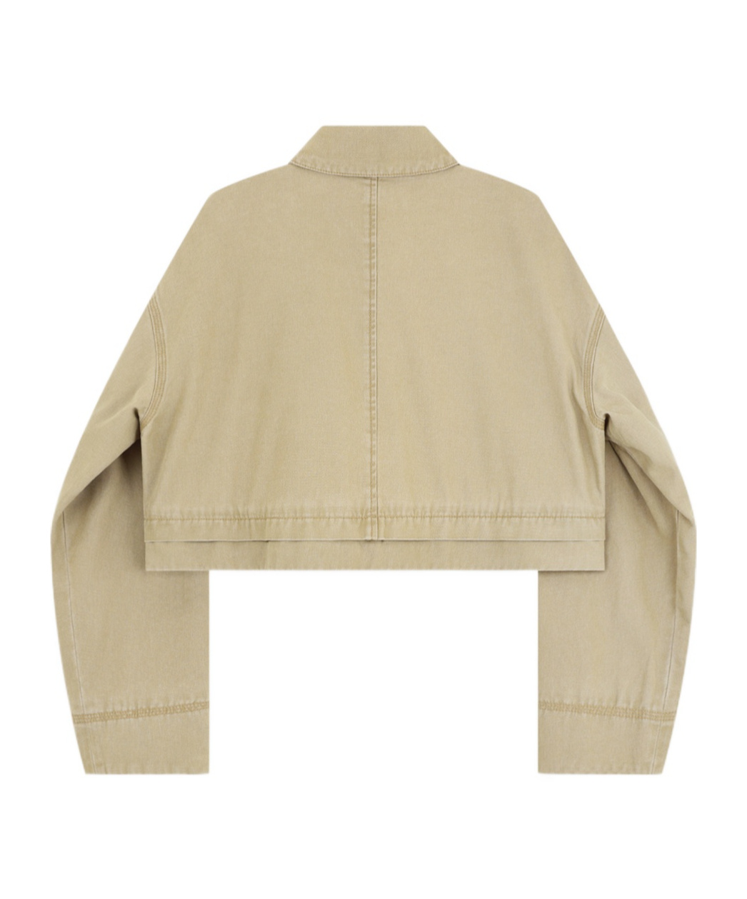 We11 Done Cropped Jacket In Nude