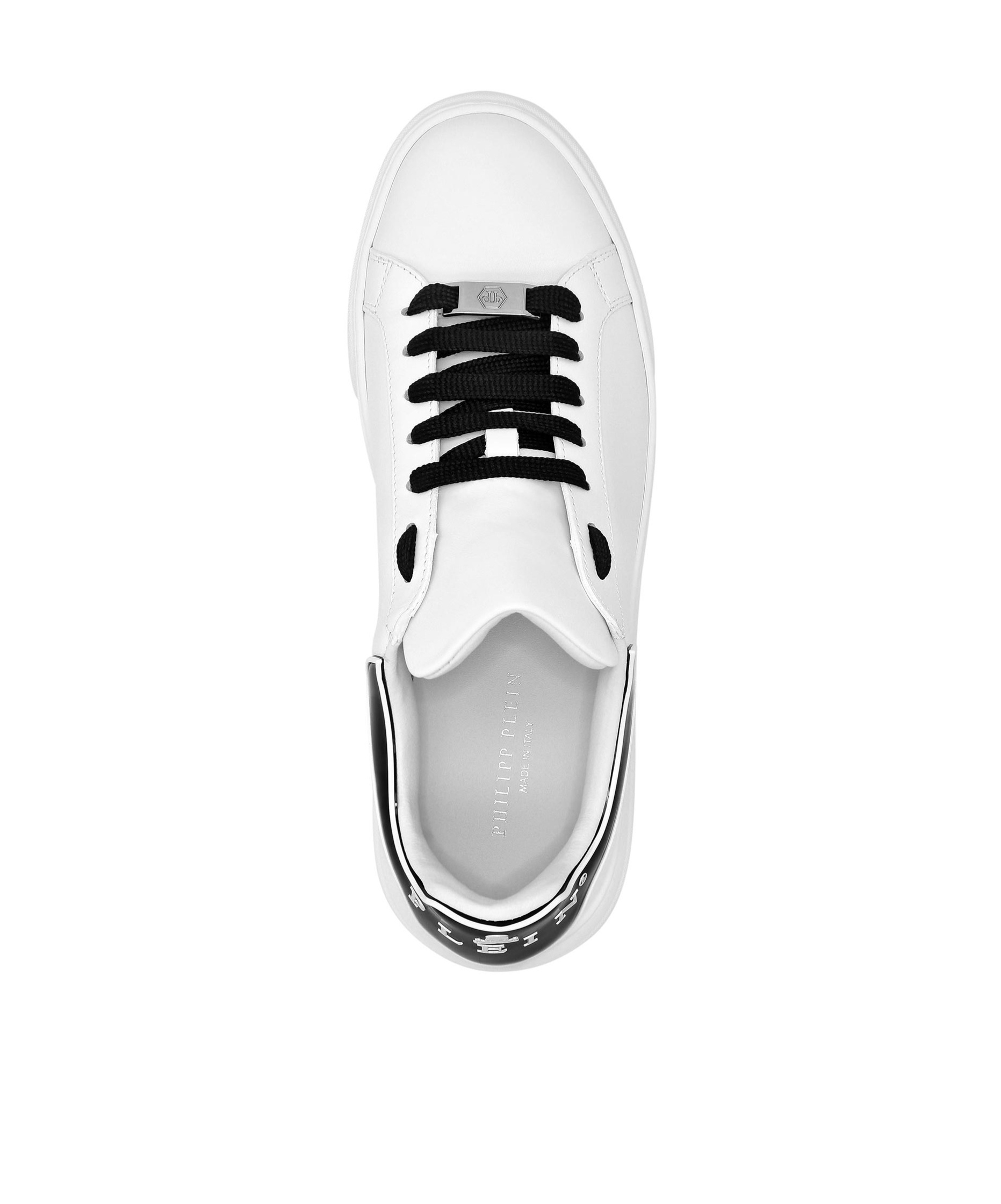 Philipp Plein Big Bang Runner Lace-up Sneakers In White