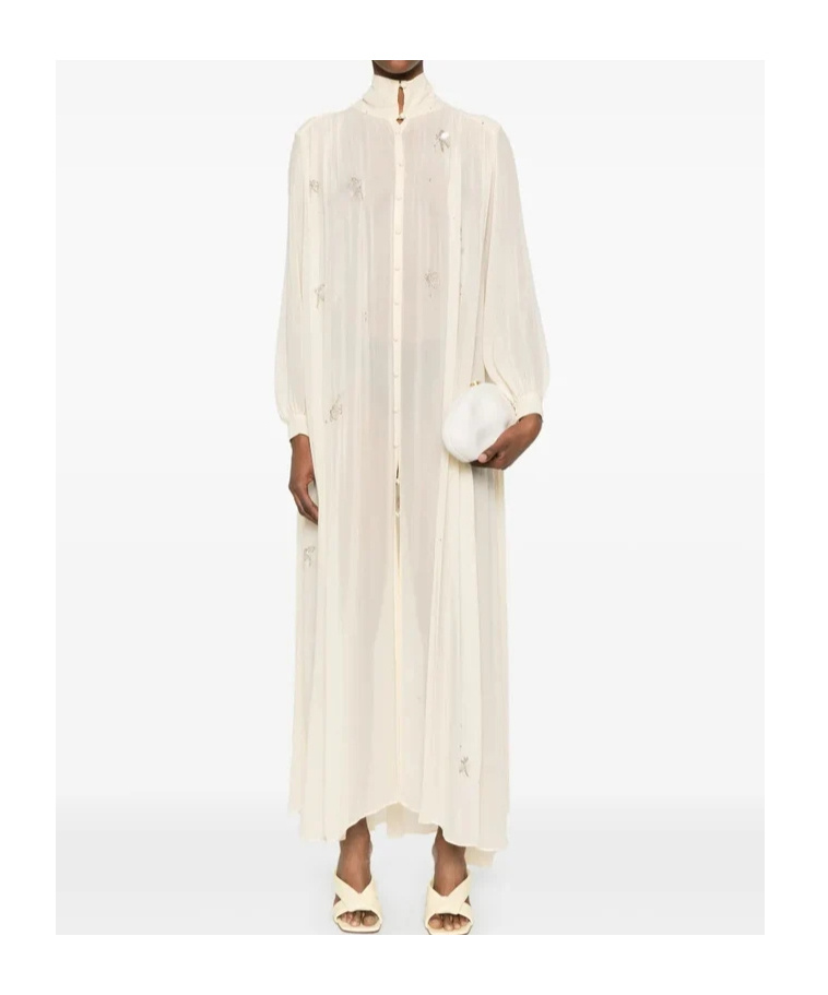 Forte Forte Carousel Des Sylphes Dress In Neutral