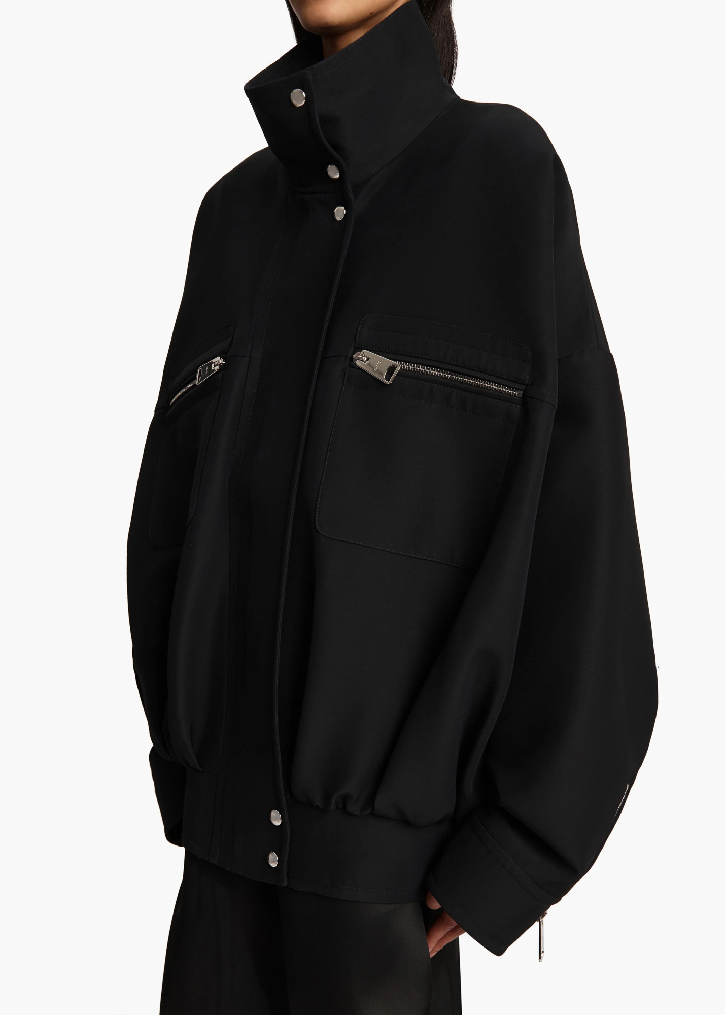 Khaite Ayman Bomber Jacket In Black
