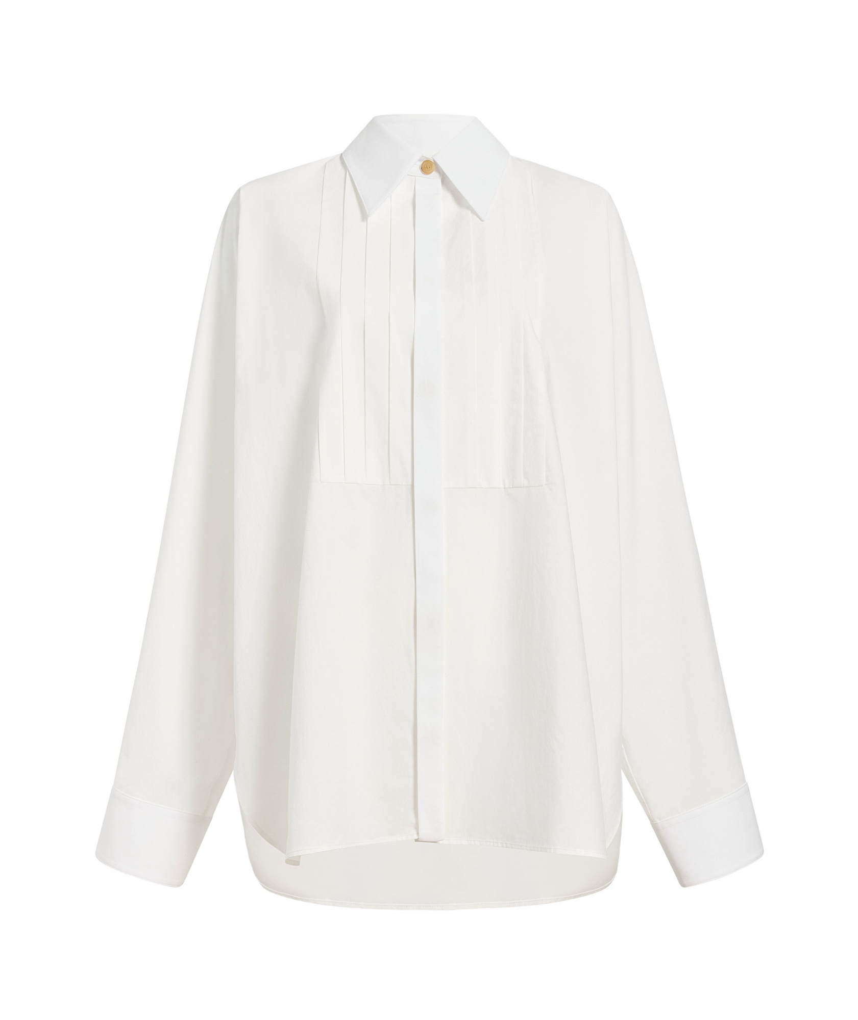 Khaite Long-sleeved Shirt In White