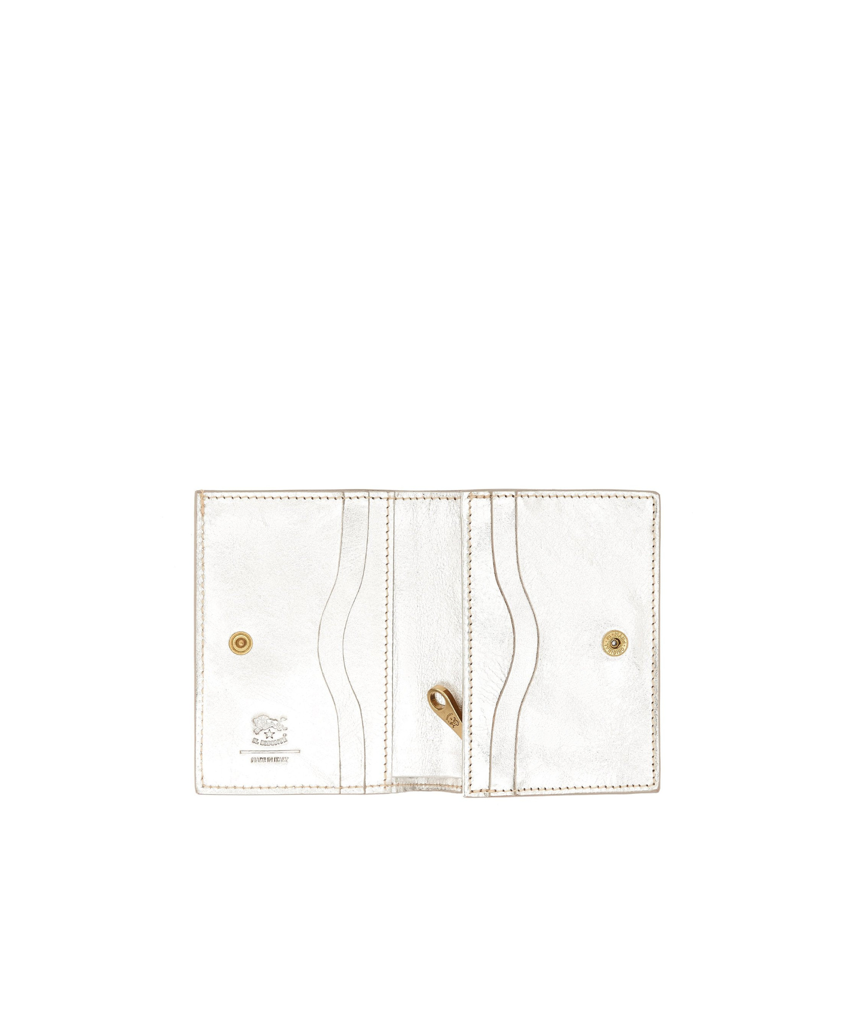 Il Bisonte Small Oliveta Wallet In White