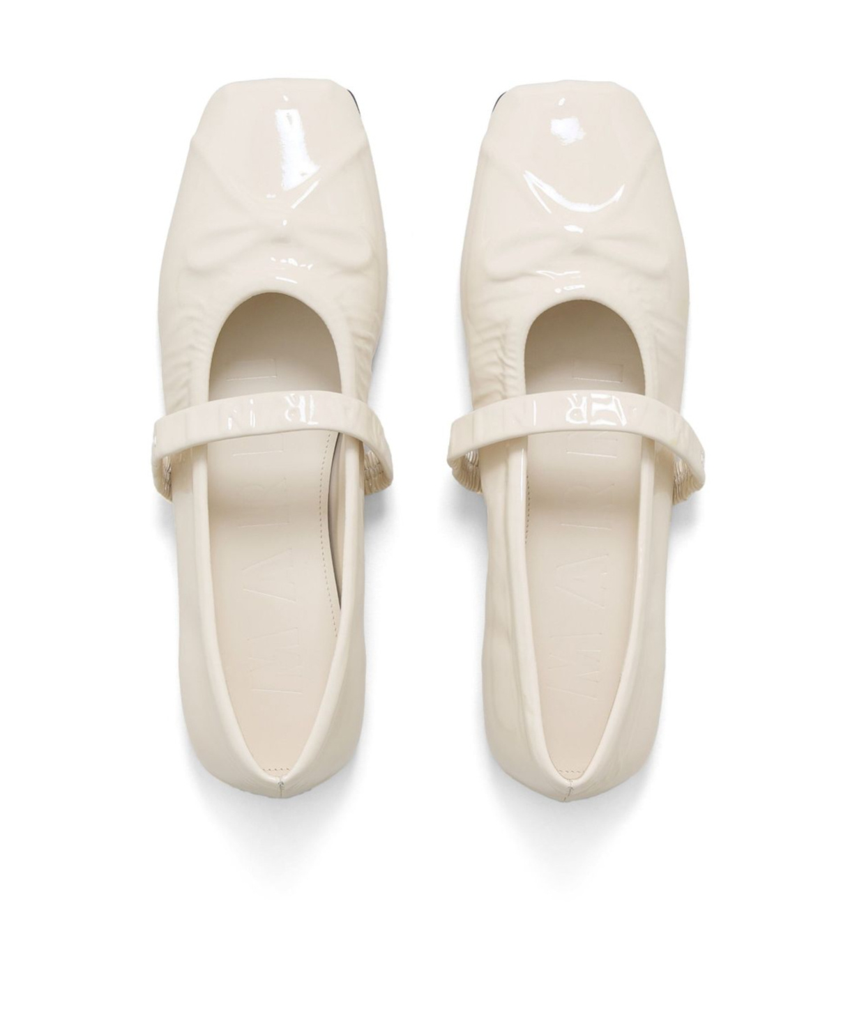 Marni Patent-leather Ballerina Shoes