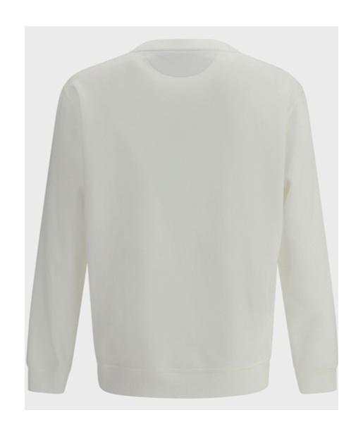 Brunello Cucinelli Maxi Print Sweatshirt In White
