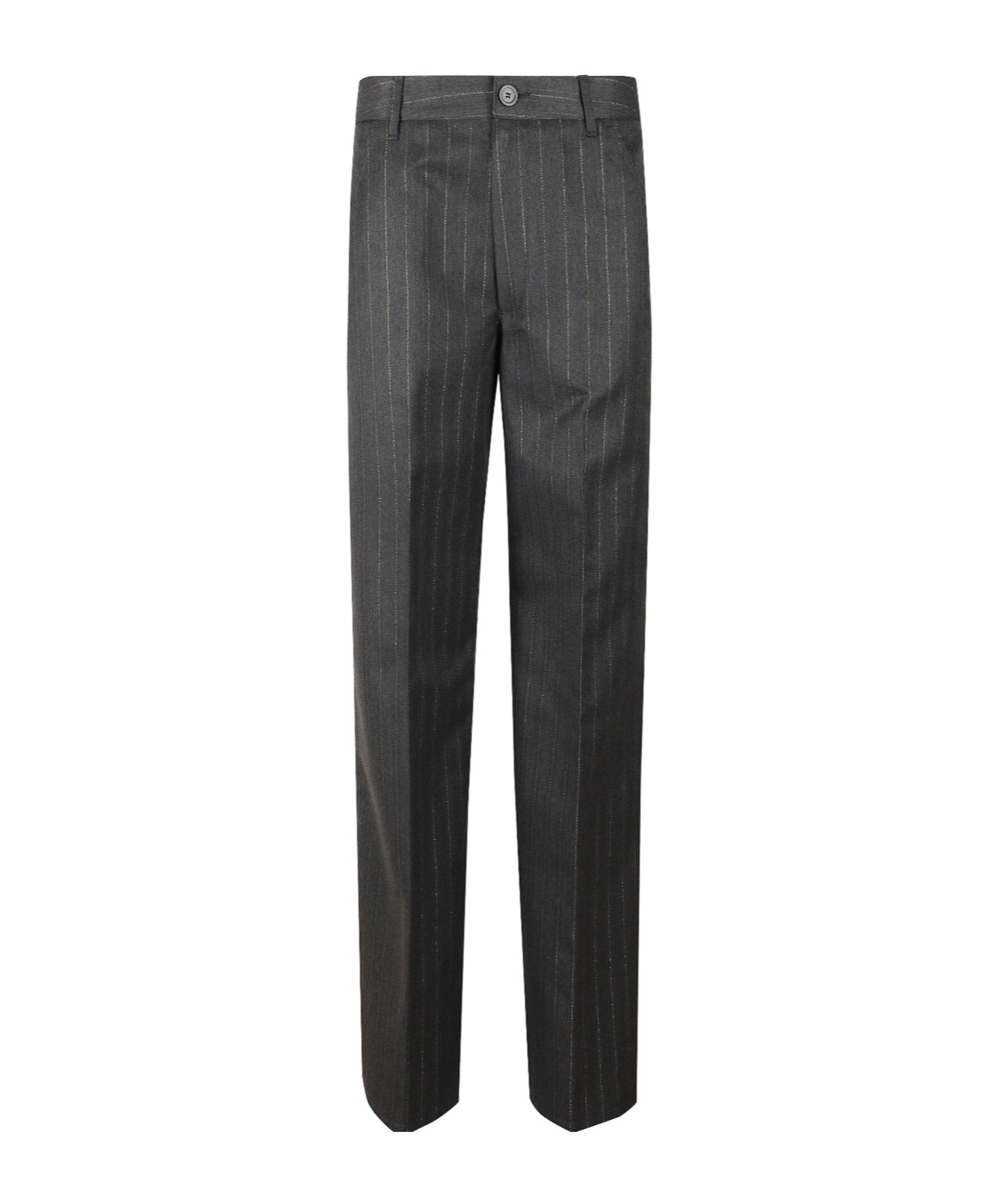 Dondup Pinstripe Trousers In Gray
