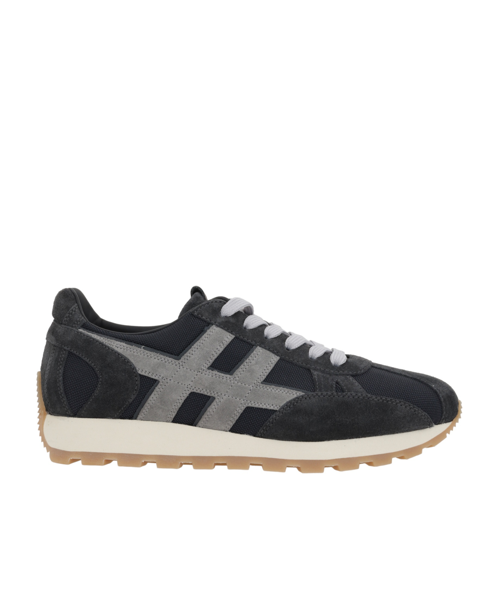 Hogan Low-top Sneakers Round Toeline In Black