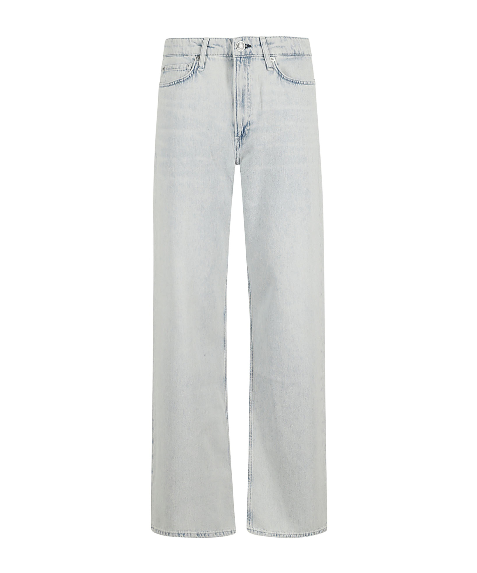 Rag & Bone Shea High-rise Straight-leg Jeans In White