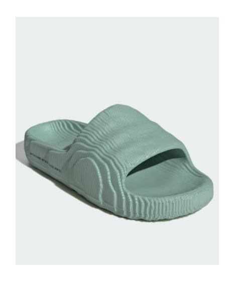 Shop Adidas Originals Adilette 22 Slides In Green