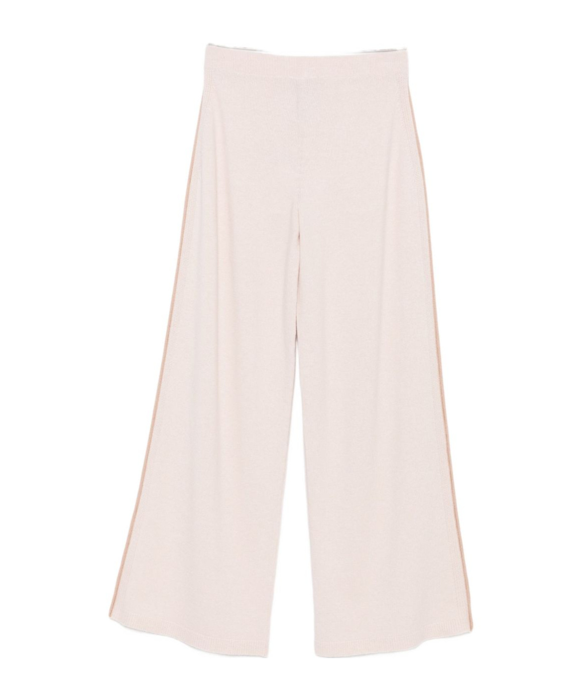D Exterior Cream And Beige Wide-leg Trousers Crafted In Multi
