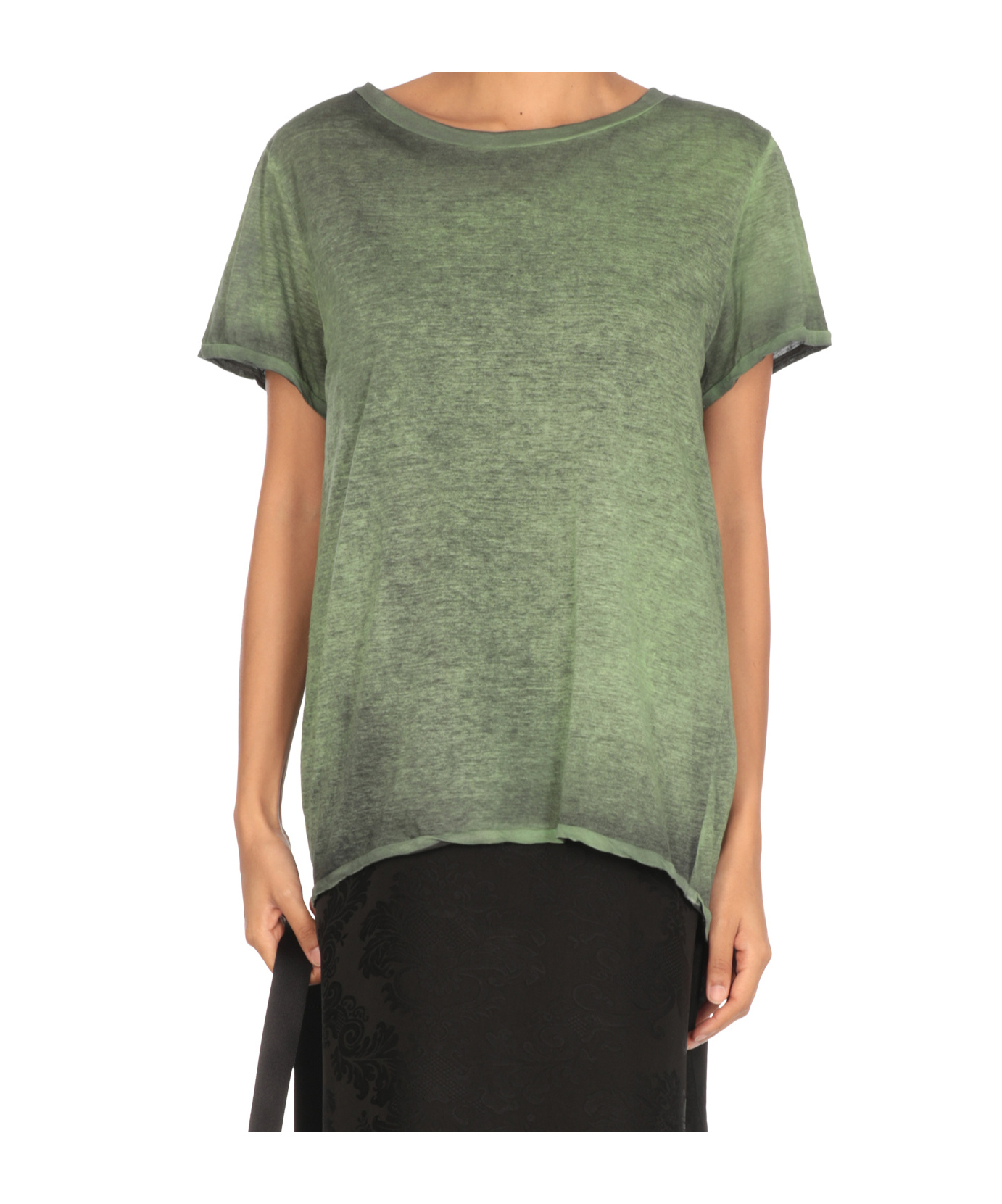 Shop Avant Toi Crew Neck T-shirt