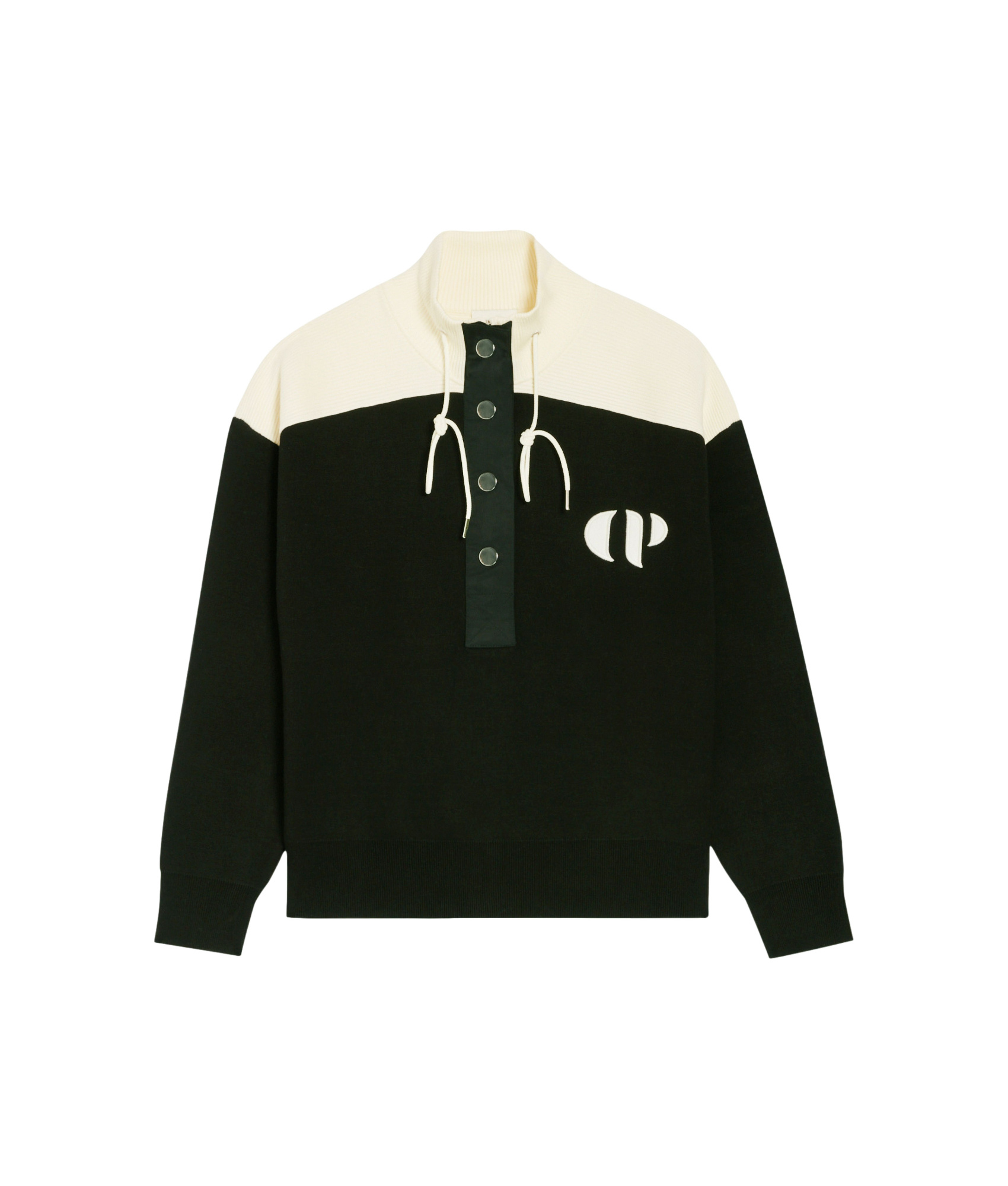 Claudie Pierlot Half-zip Long-sleeved Sweatshirt