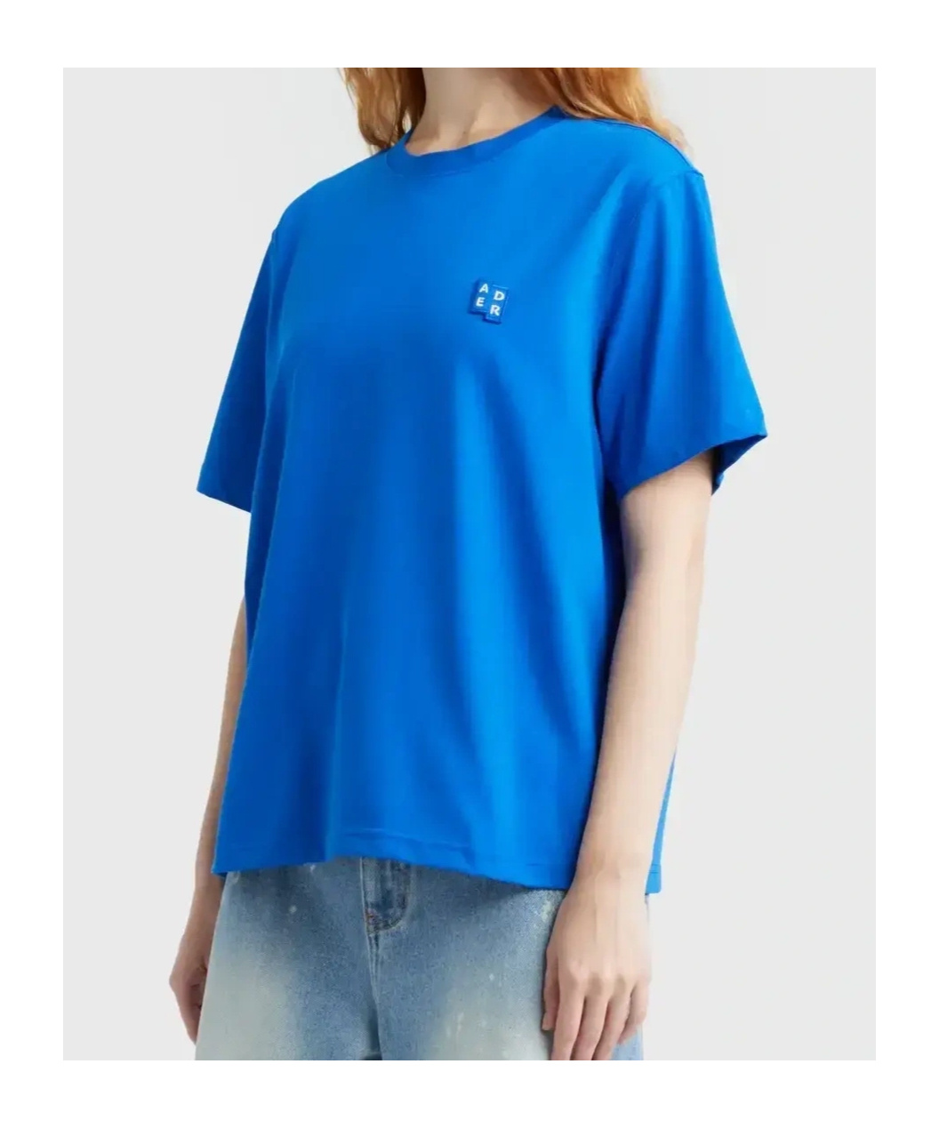 Ader Error Trs Tag T-shirt In Blue
