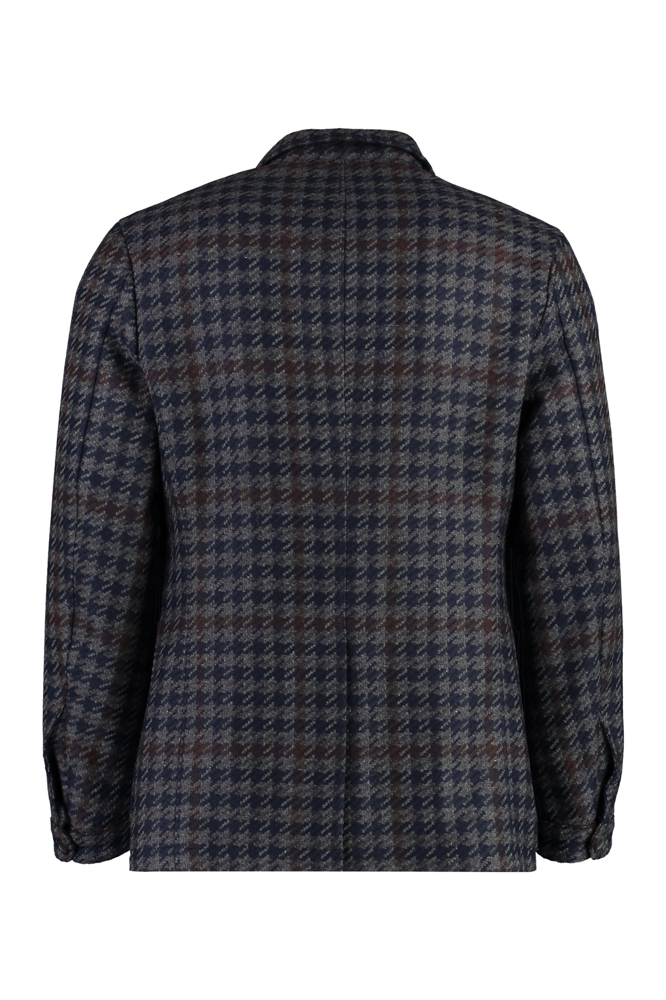 Canali Wool-cashmere Blend Two-button Blazer In Black