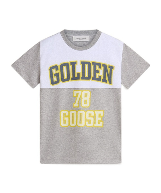 Golden Goose Short-sleeved T-shirt In Gray