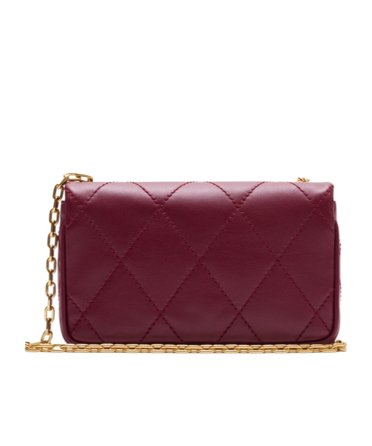 Burberry Strand Clutch In Red