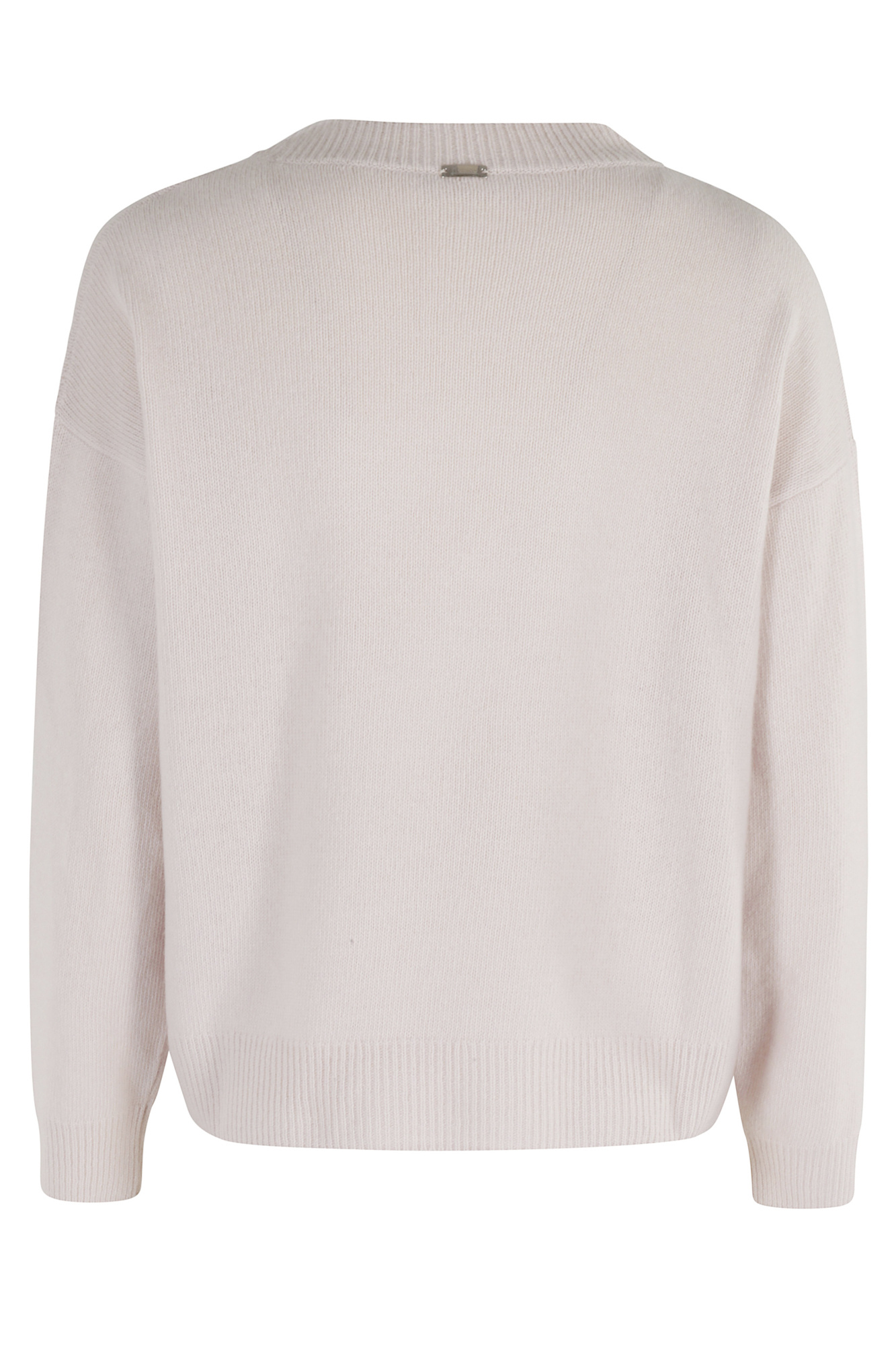Herno Round-neck Wool Sweater In White