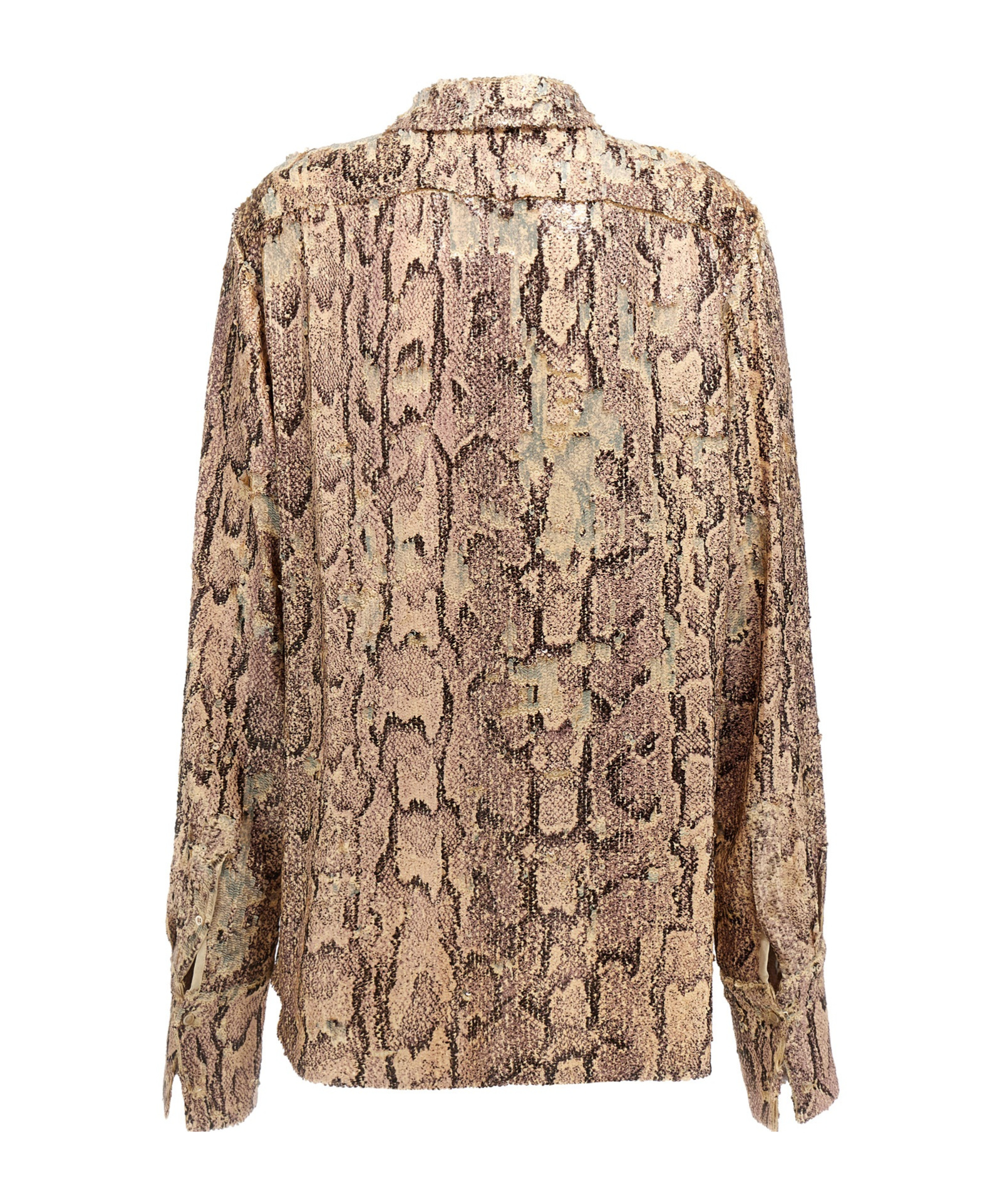 Shop Dries Van Noten Celina Bis Shirt In Nude
