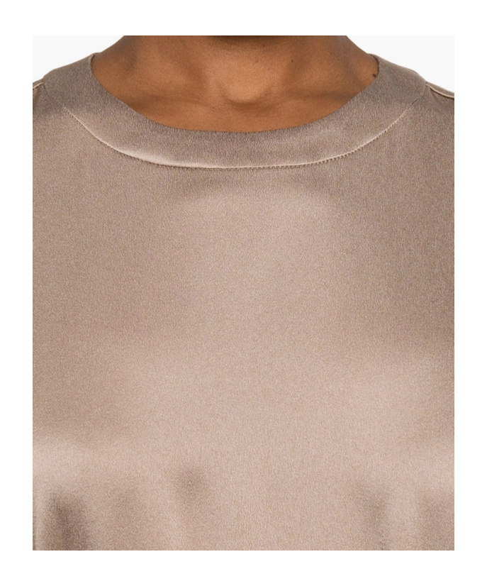 Brunello Cucinelli Belted Mini Dress In Brown