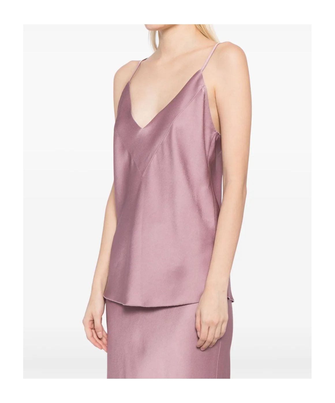 Forte Forte Spaghetti-strap Satin Top