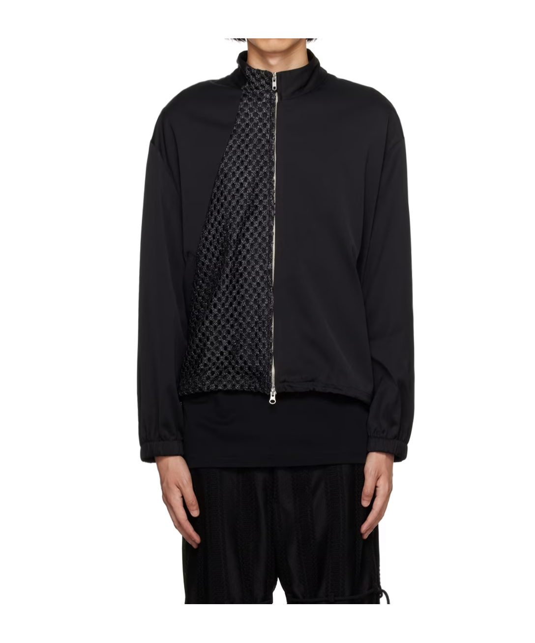 Song For The Mute Paneled Jacket In Black