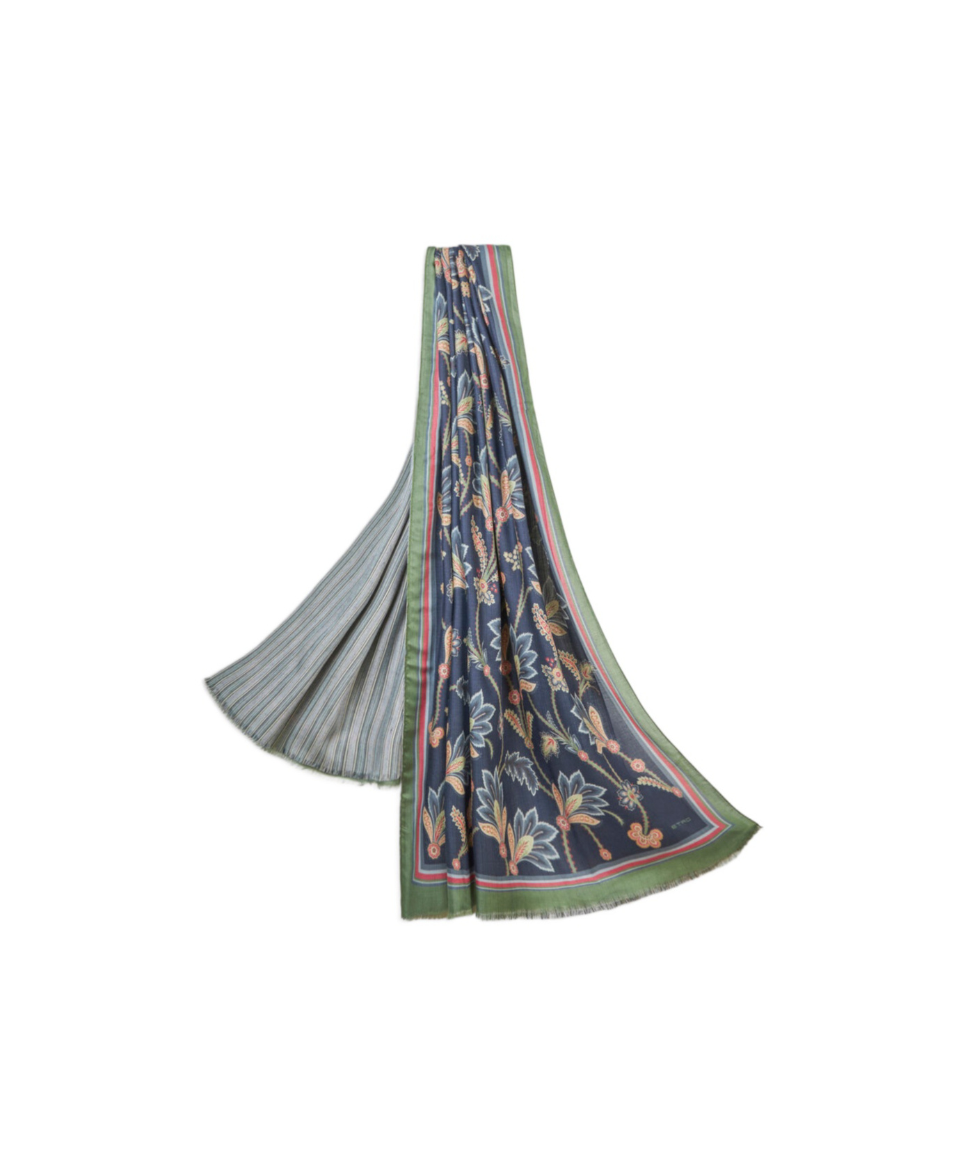 Etro Patterned Reversible Scarf In Multicolor