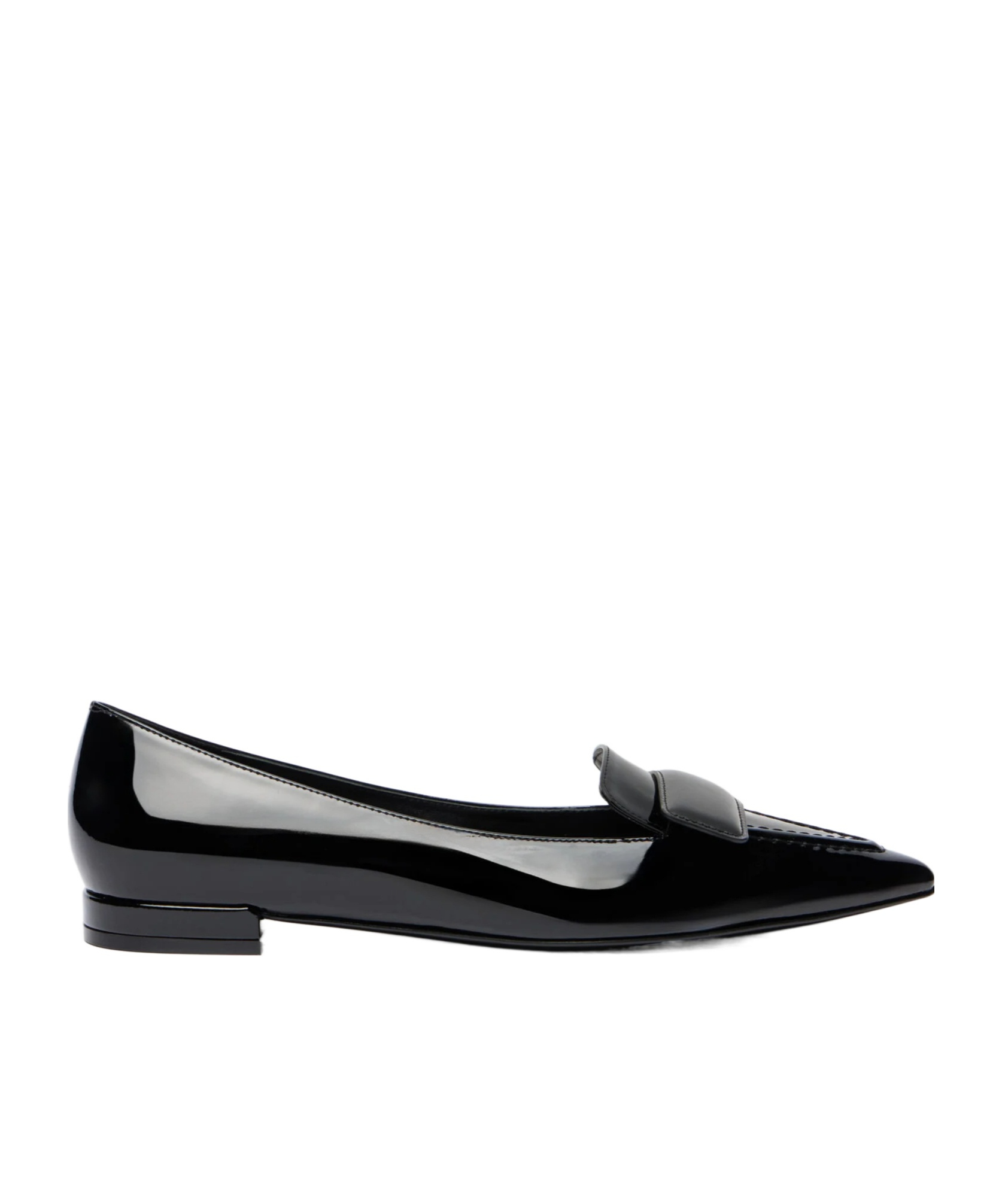 Stuart Weitzman Sovinnie Ballet Flats In Black