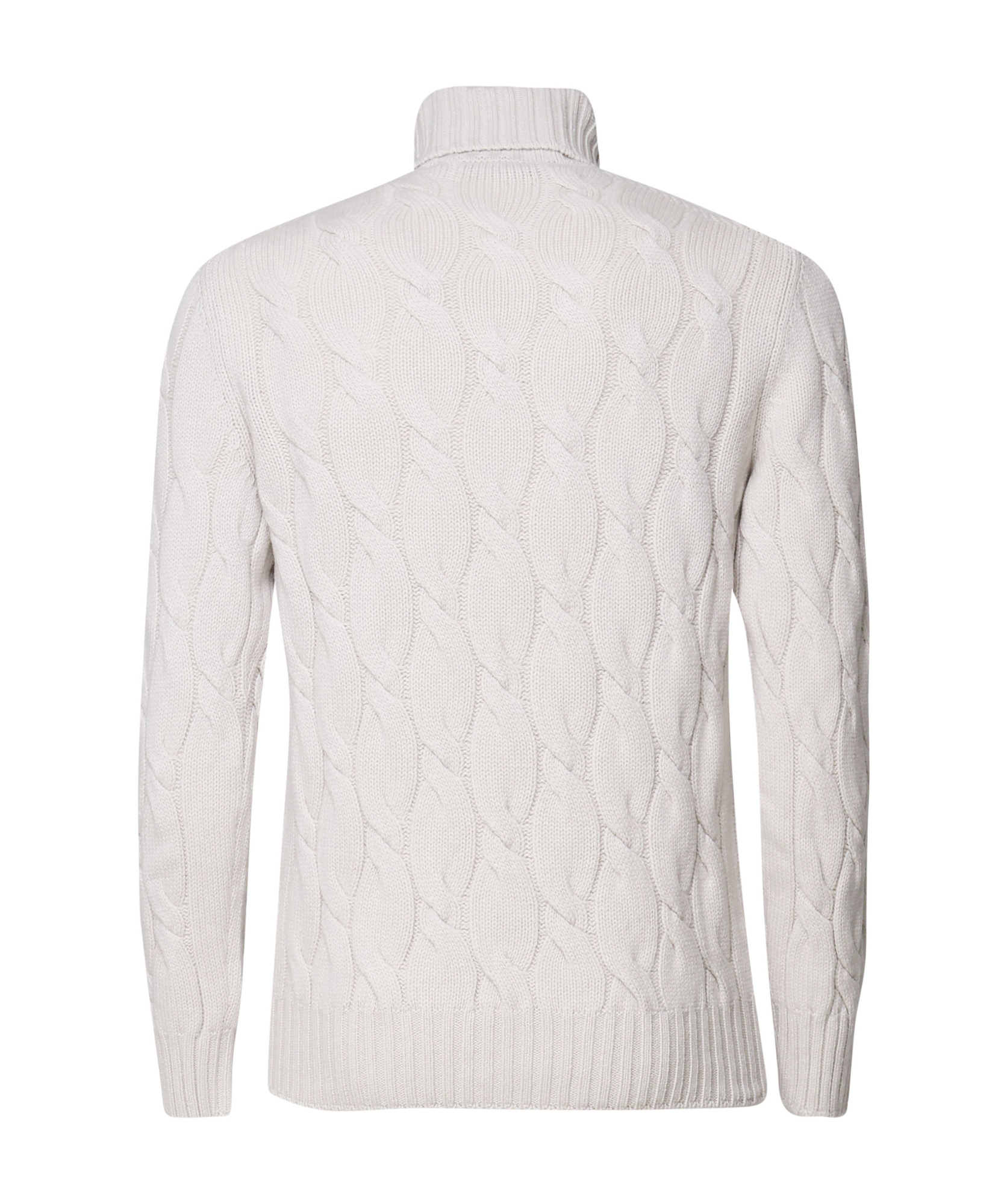 Giuliano Galiano Long-sleeved Turtleneck Sweater In White