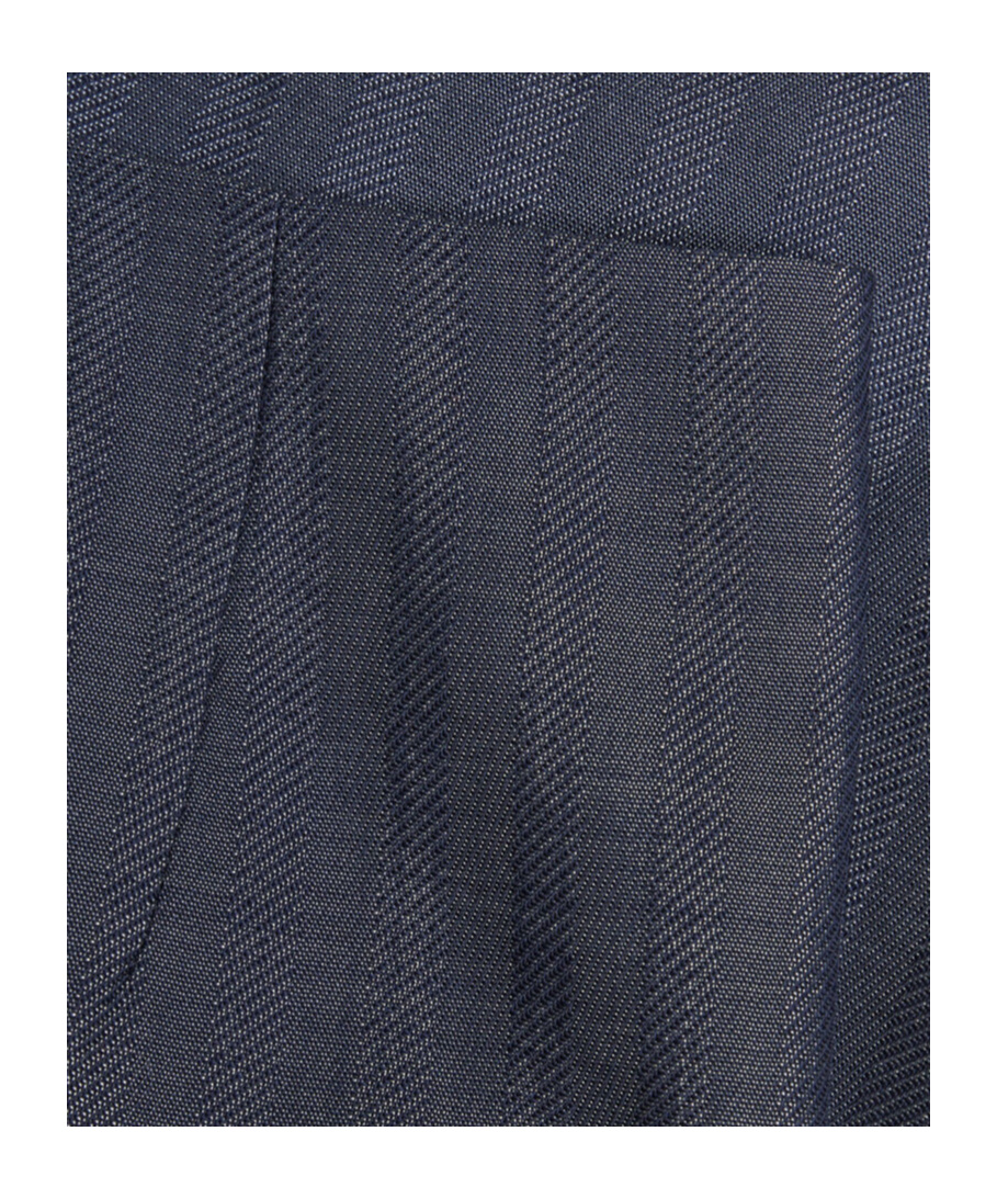 Etro Elegant Blue Midi Skirt With Stylish Side Openings In Black