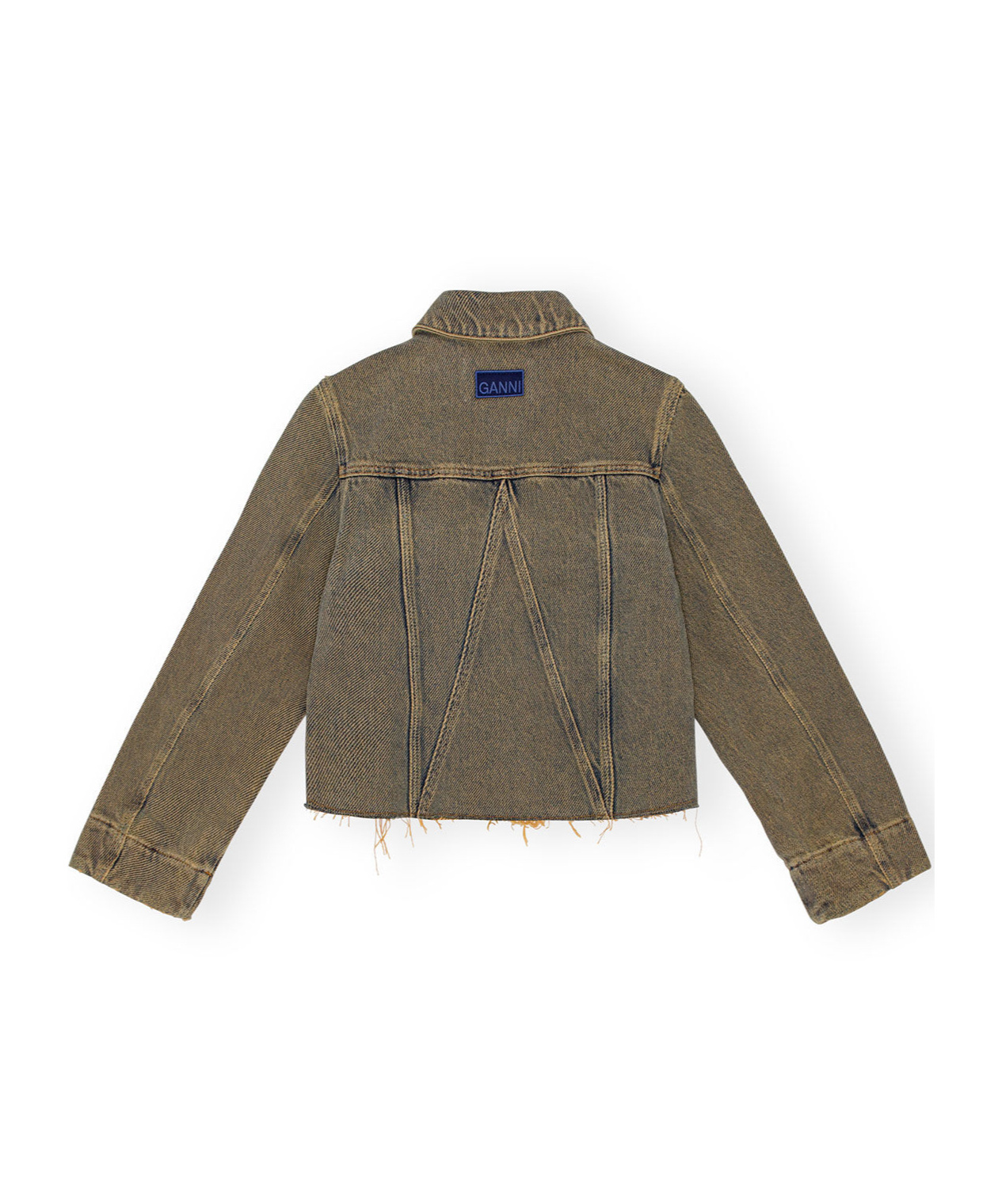 GANNI OVERDYED HEAVY DENIM JACKET 