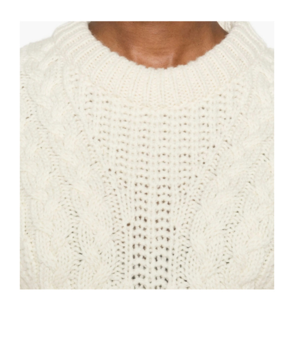 Iro Crew Neck Sweater In White