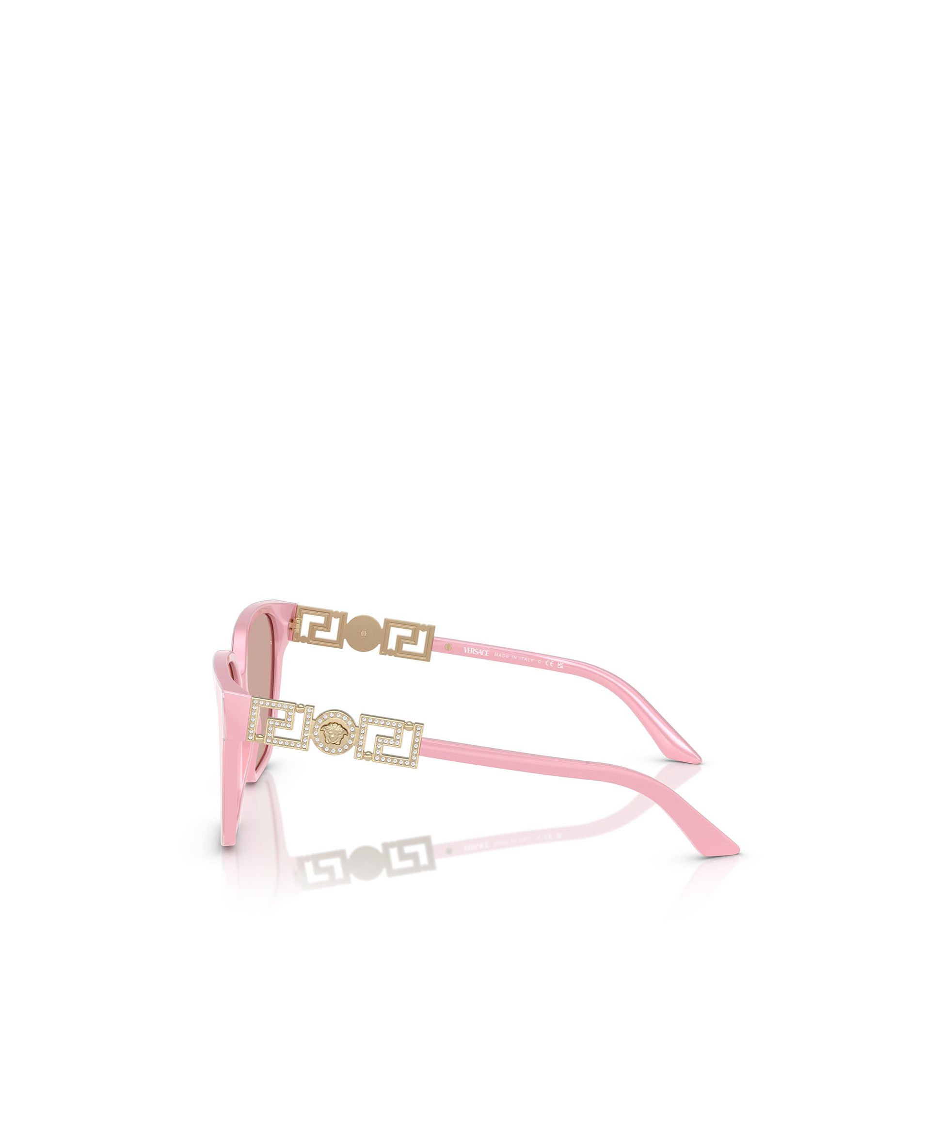 Versace 56mm Butterfly Sunglasses In Nude
